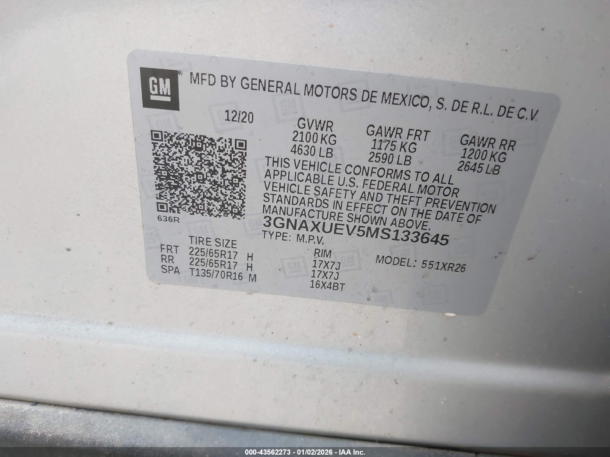 CHEVROLET EQUINOX image 9