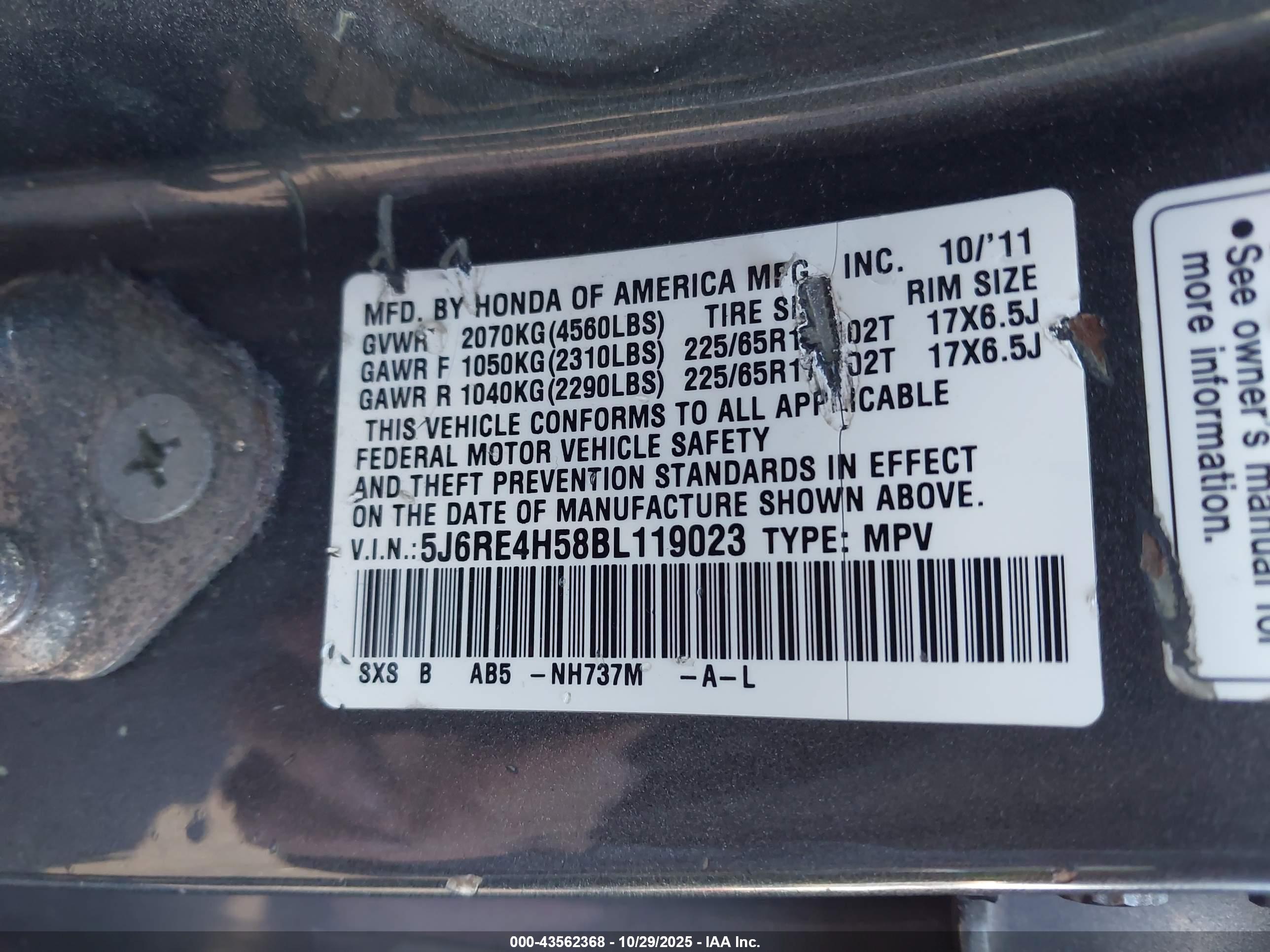 HONDA CR-V image 9