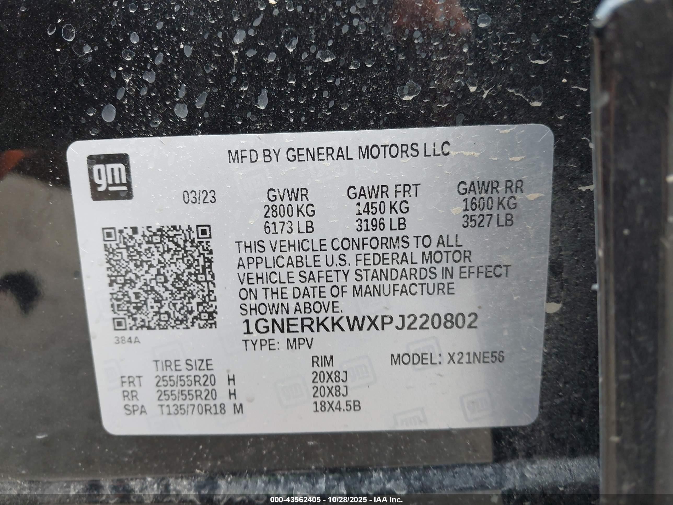 CHEVROLET TRAVERSE image 9