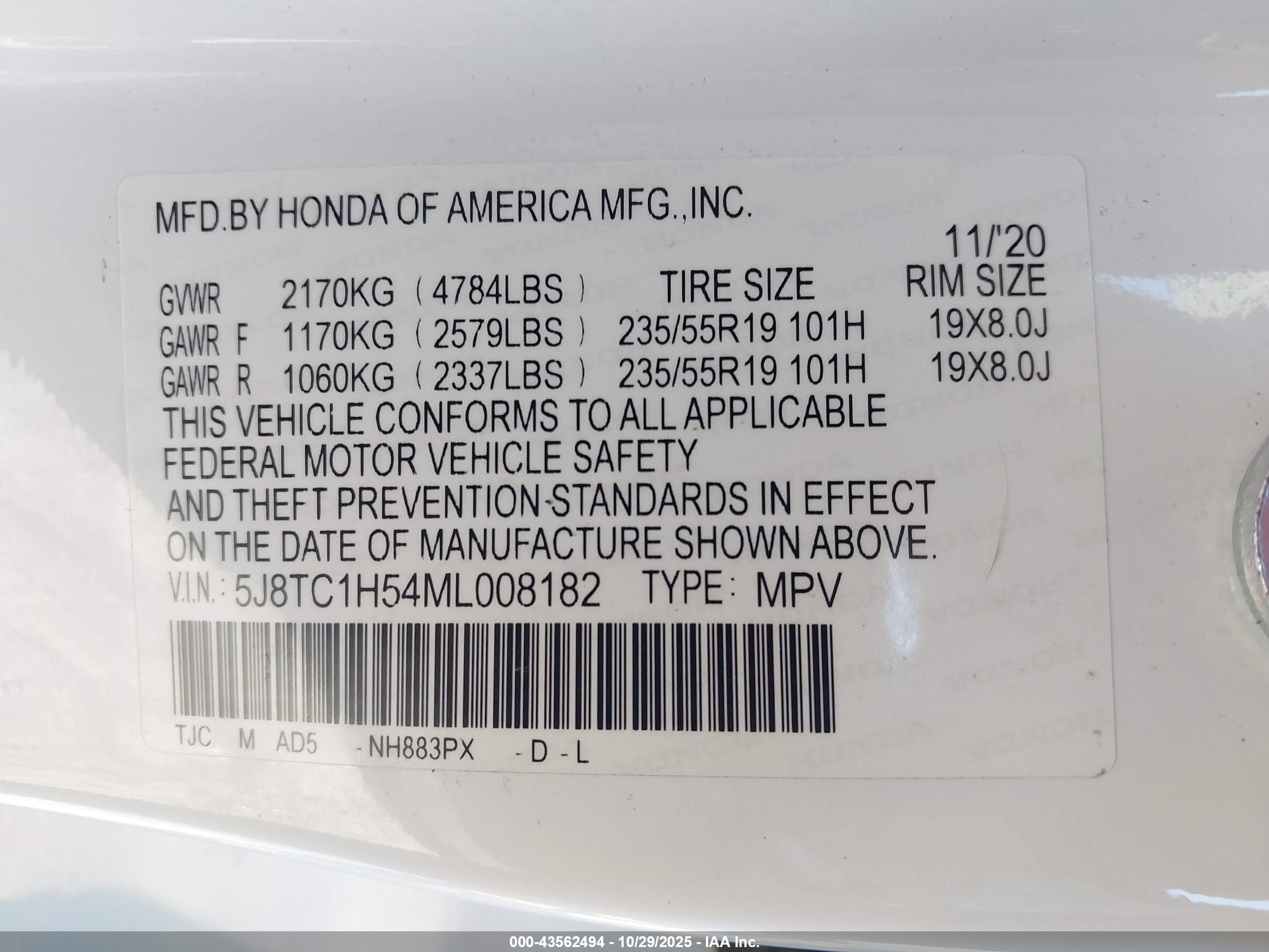 ACURA RDX image 9