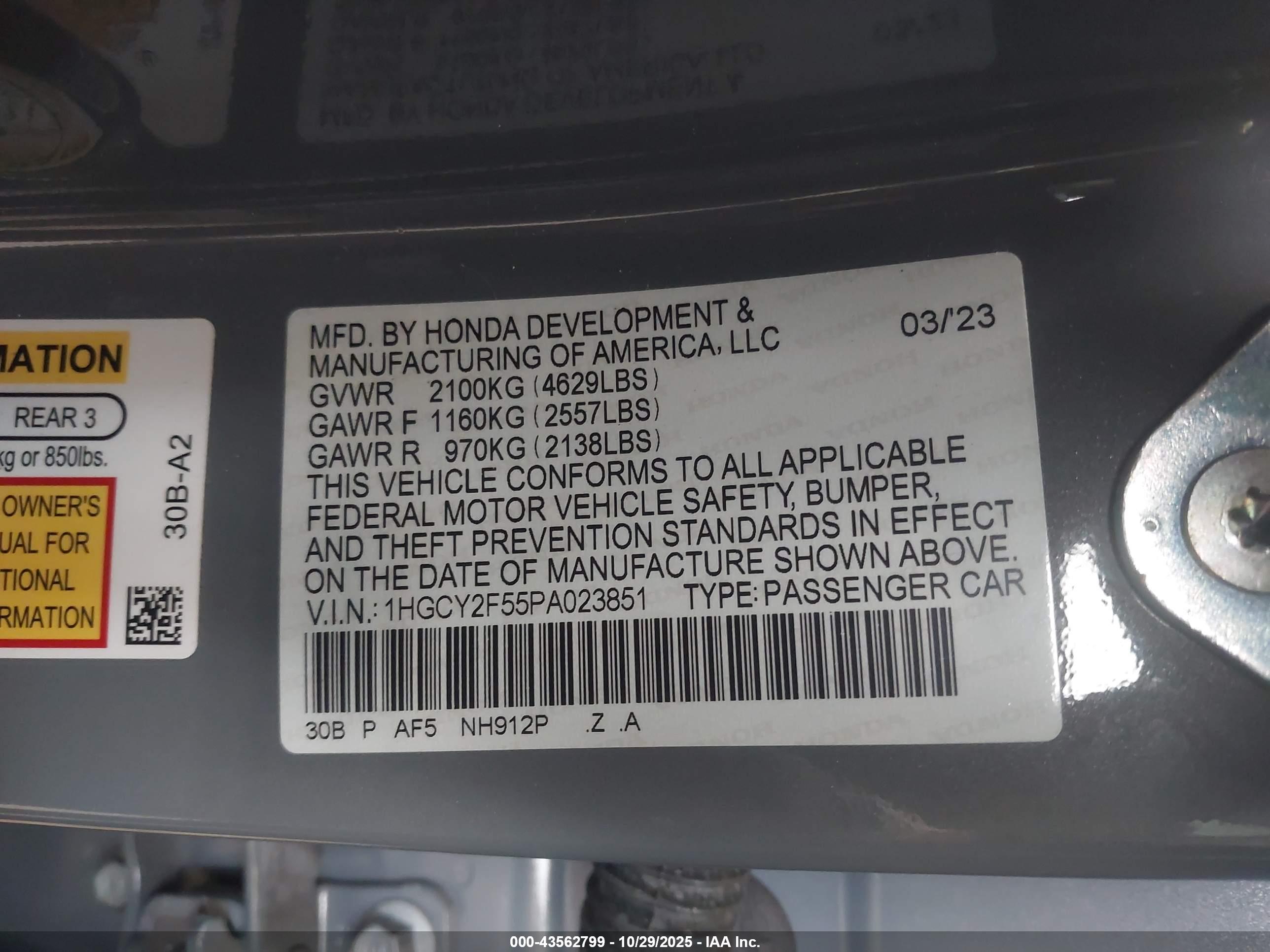 HONDA ACCORD image 9
