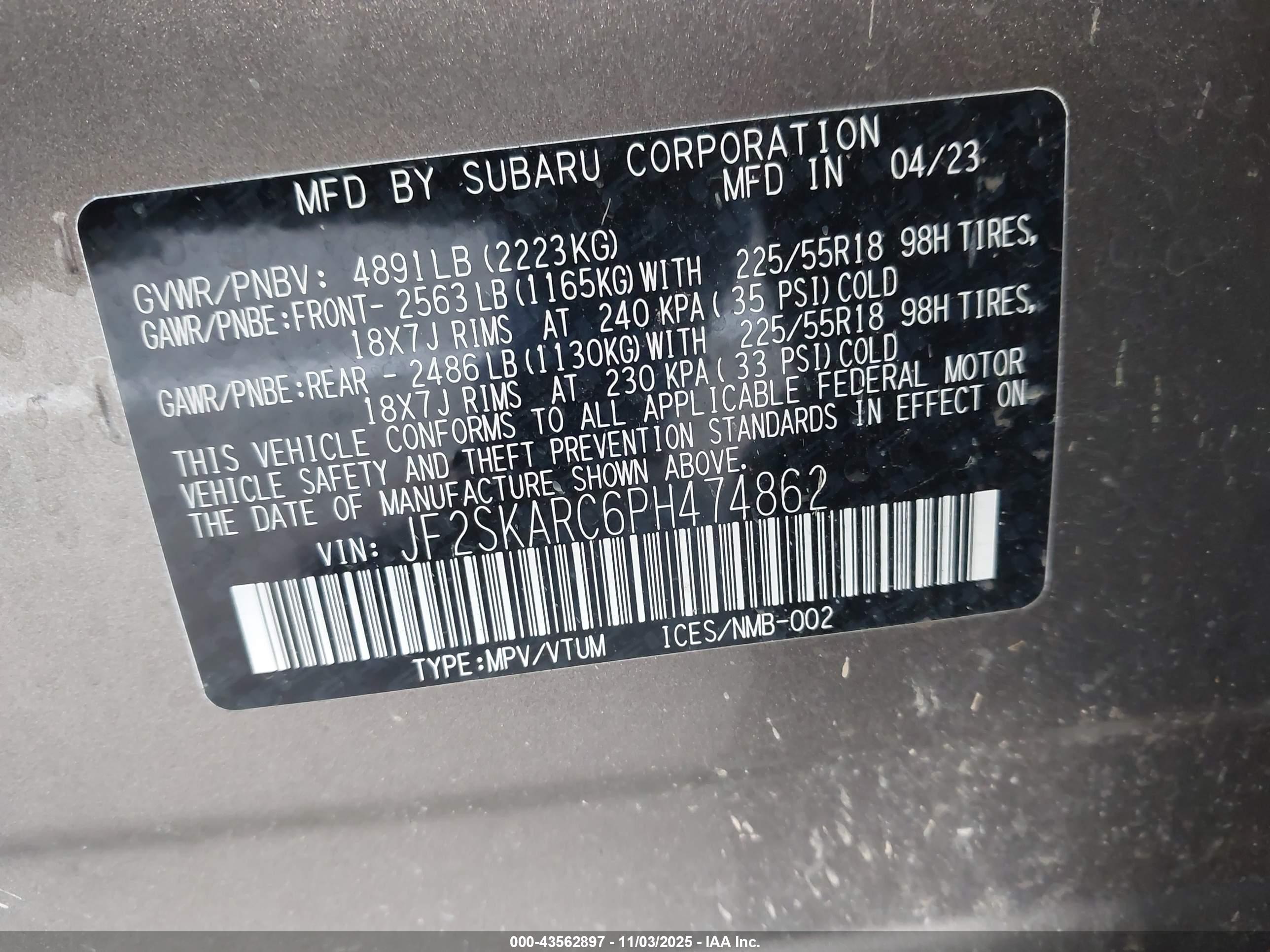 SUBARU FORESTER image 9