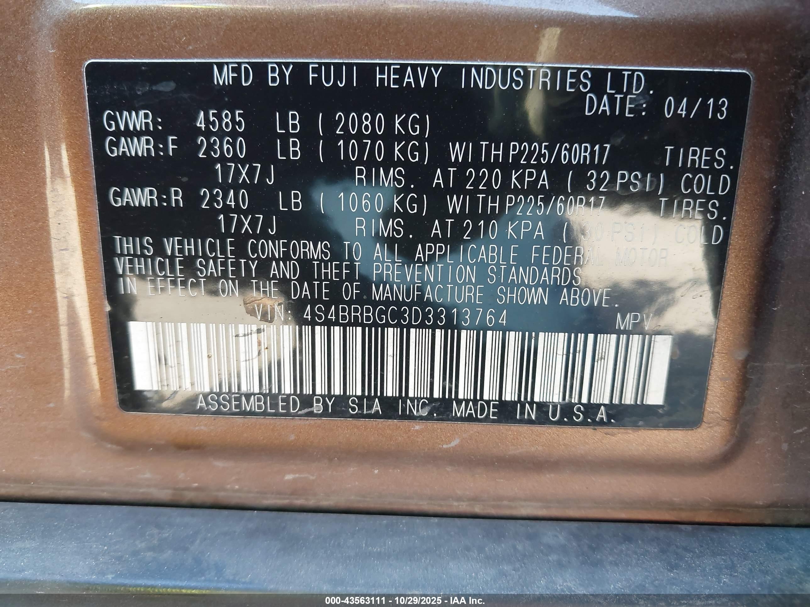 SUBARU OUTBACK image 9