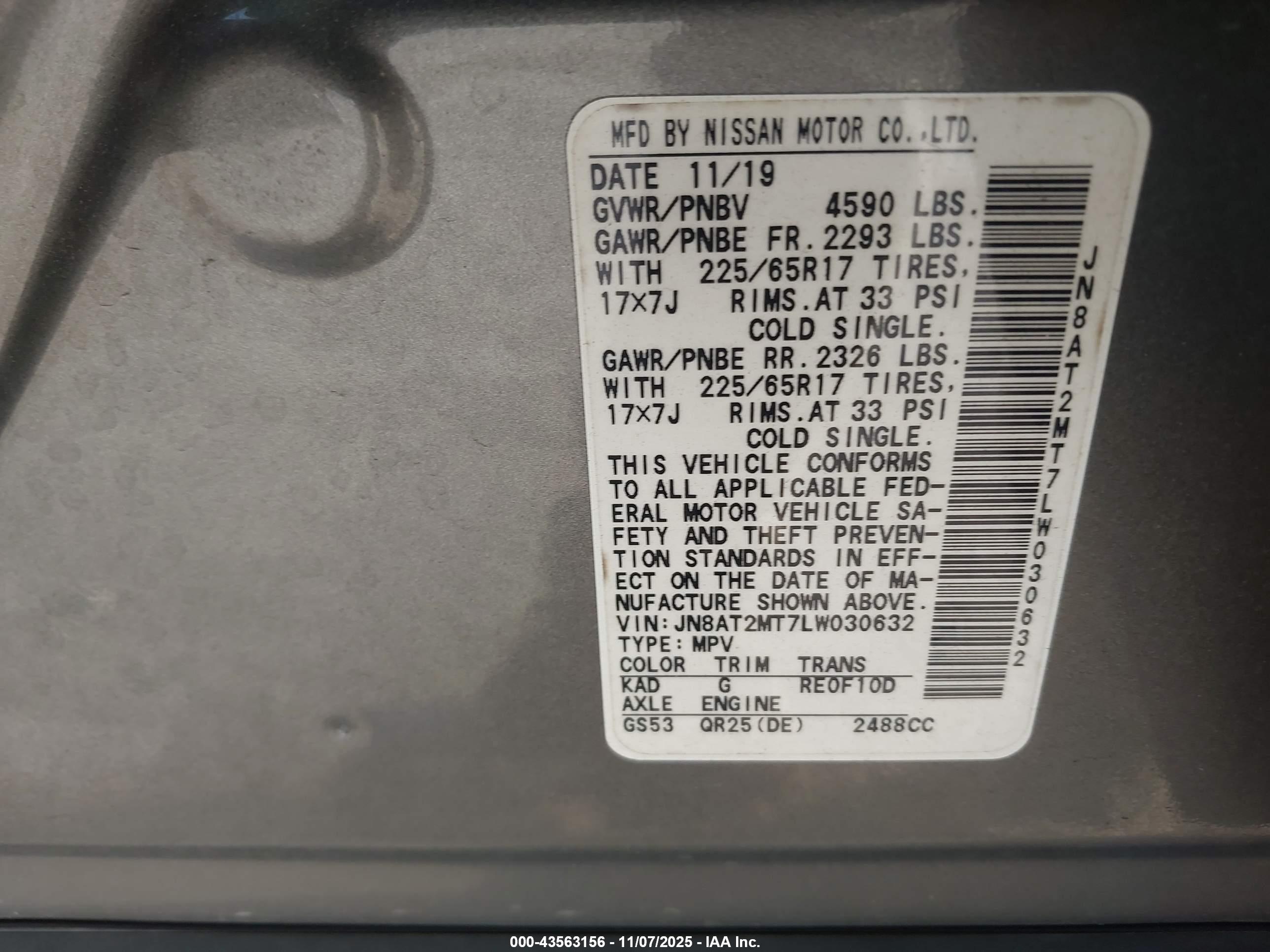 NISSAN ROGUE image 9