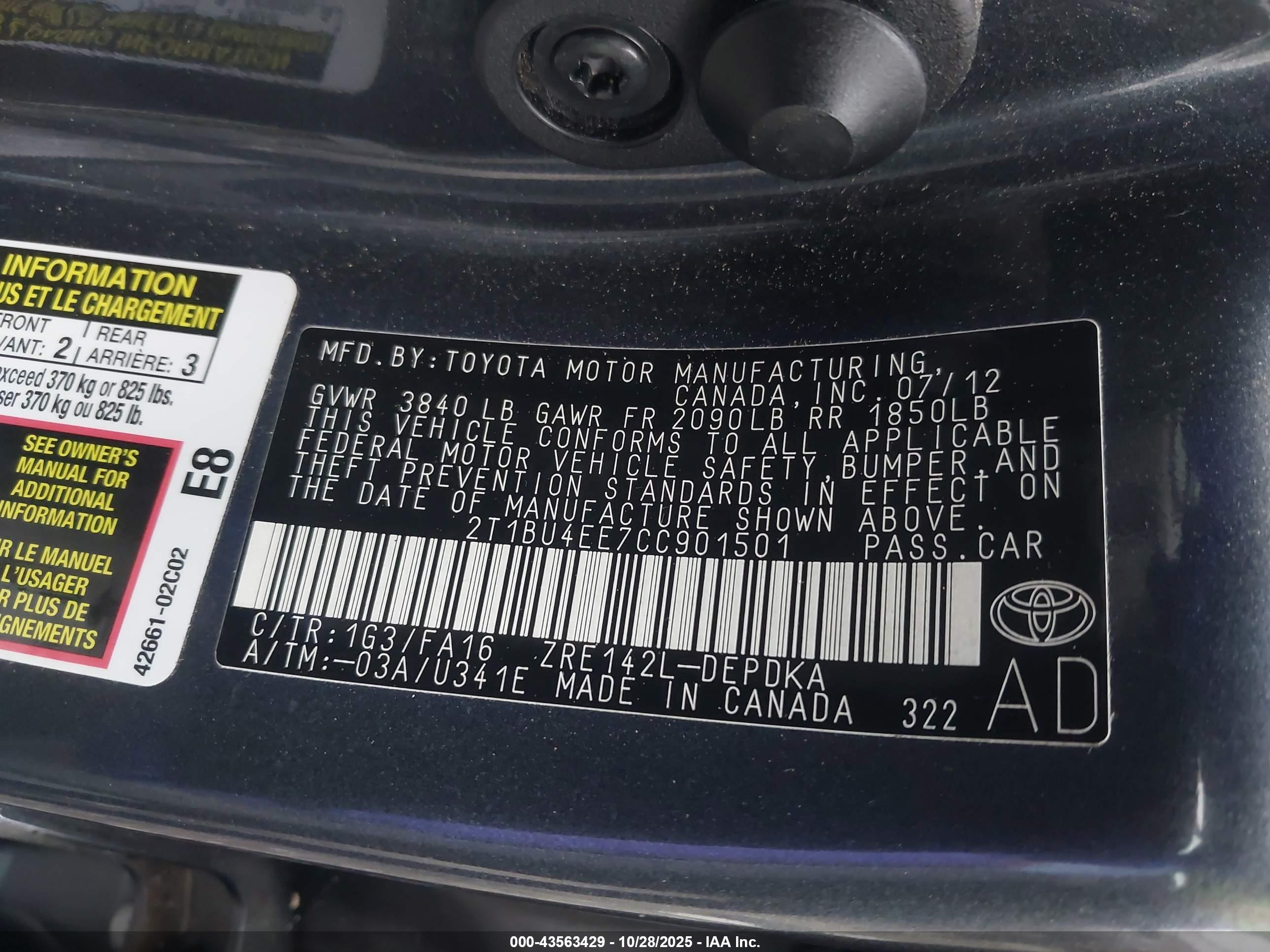 TOYOTA COROLLA image 9