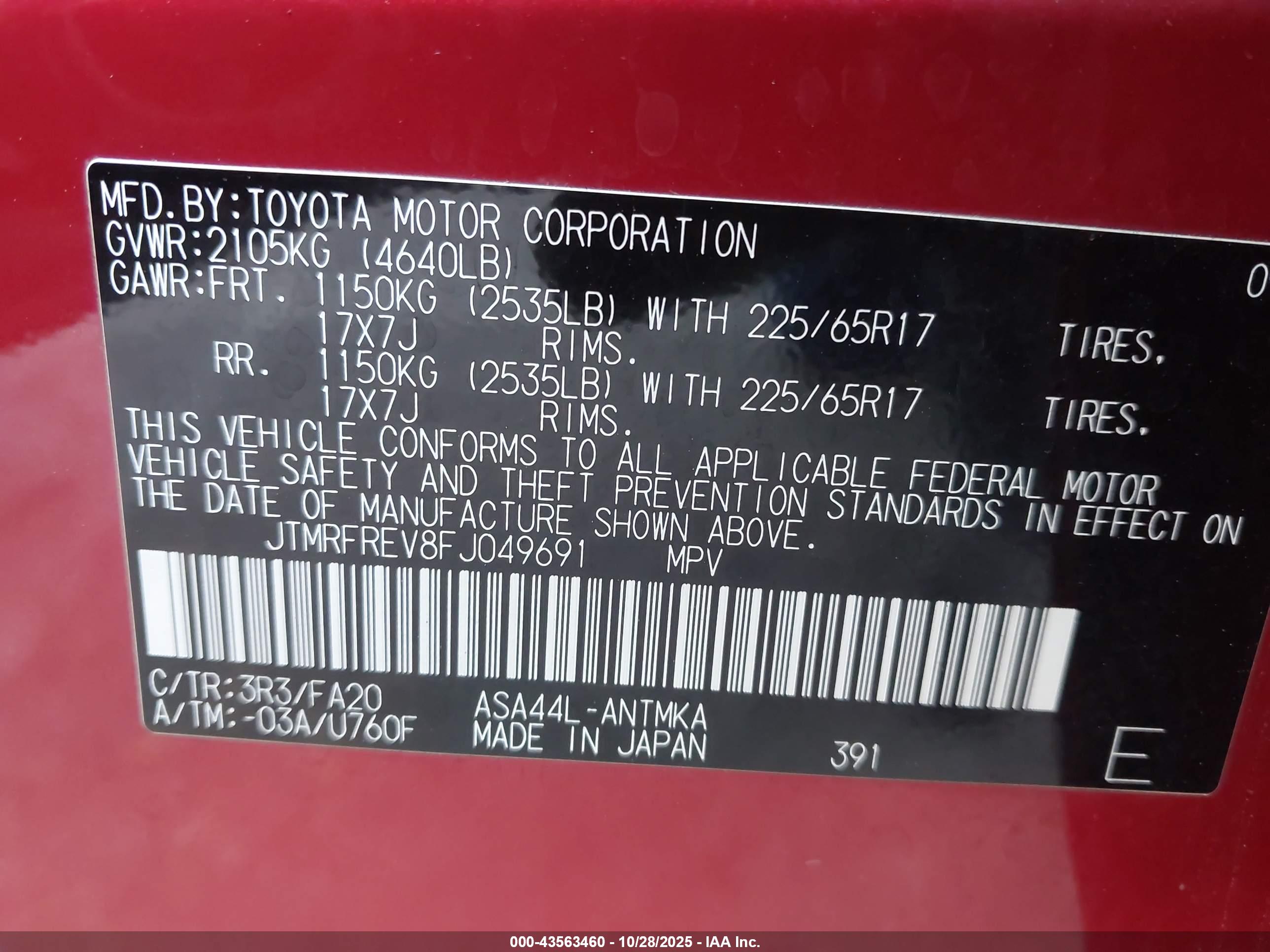 TOYOTA RAV4 image 9