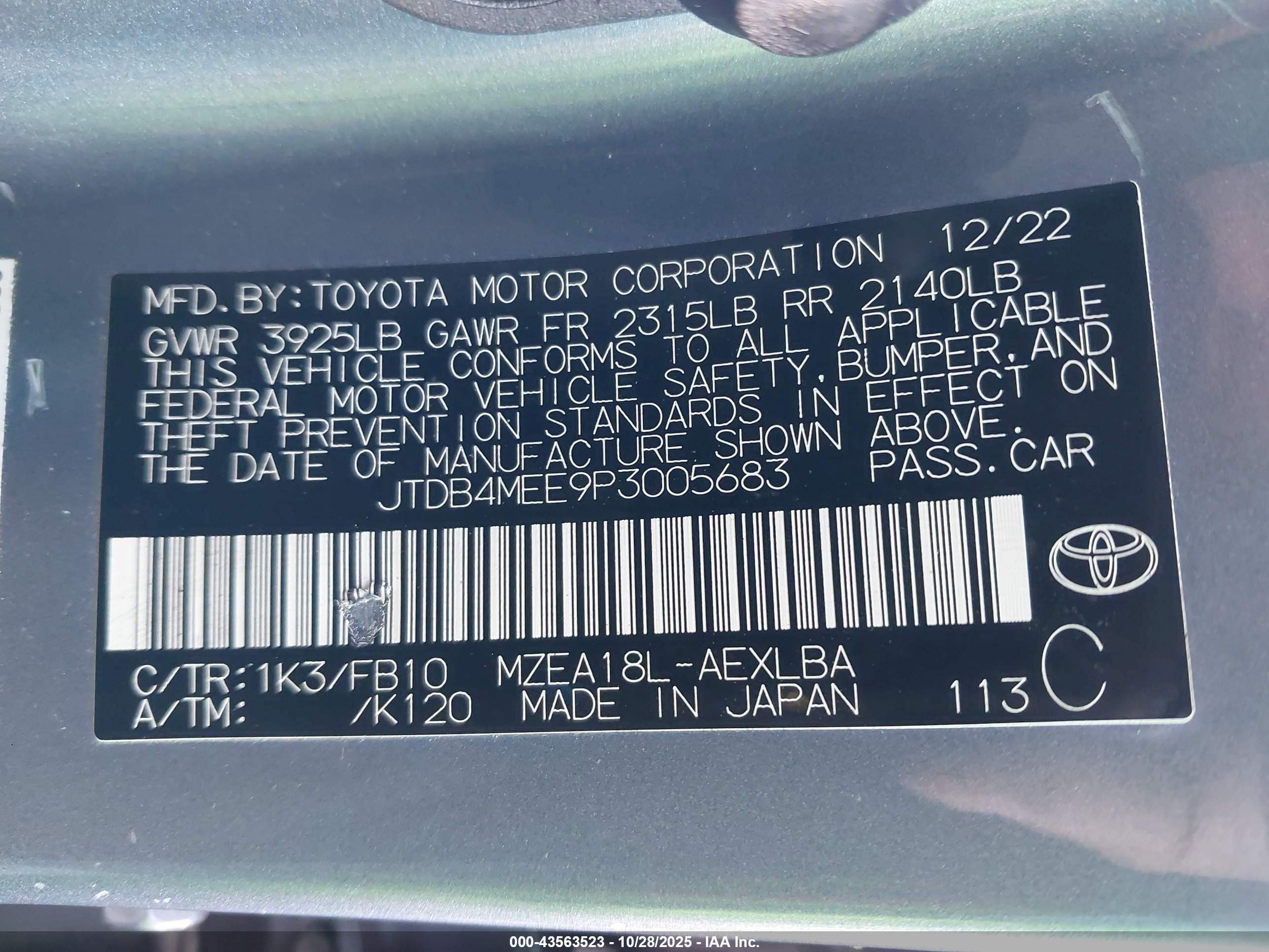 TOYOTA COROLLA image 9