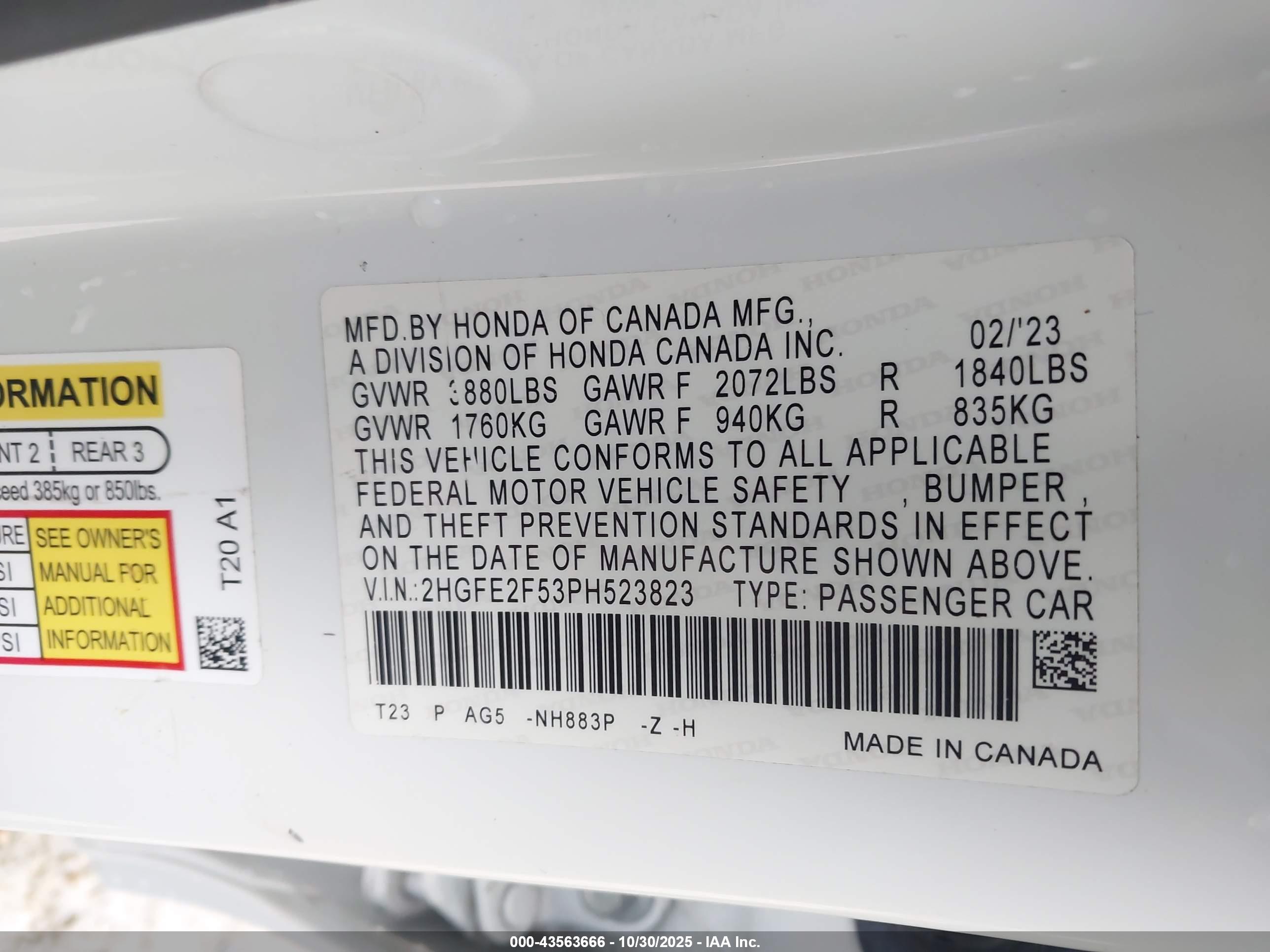 HONDA CIVIC image 9