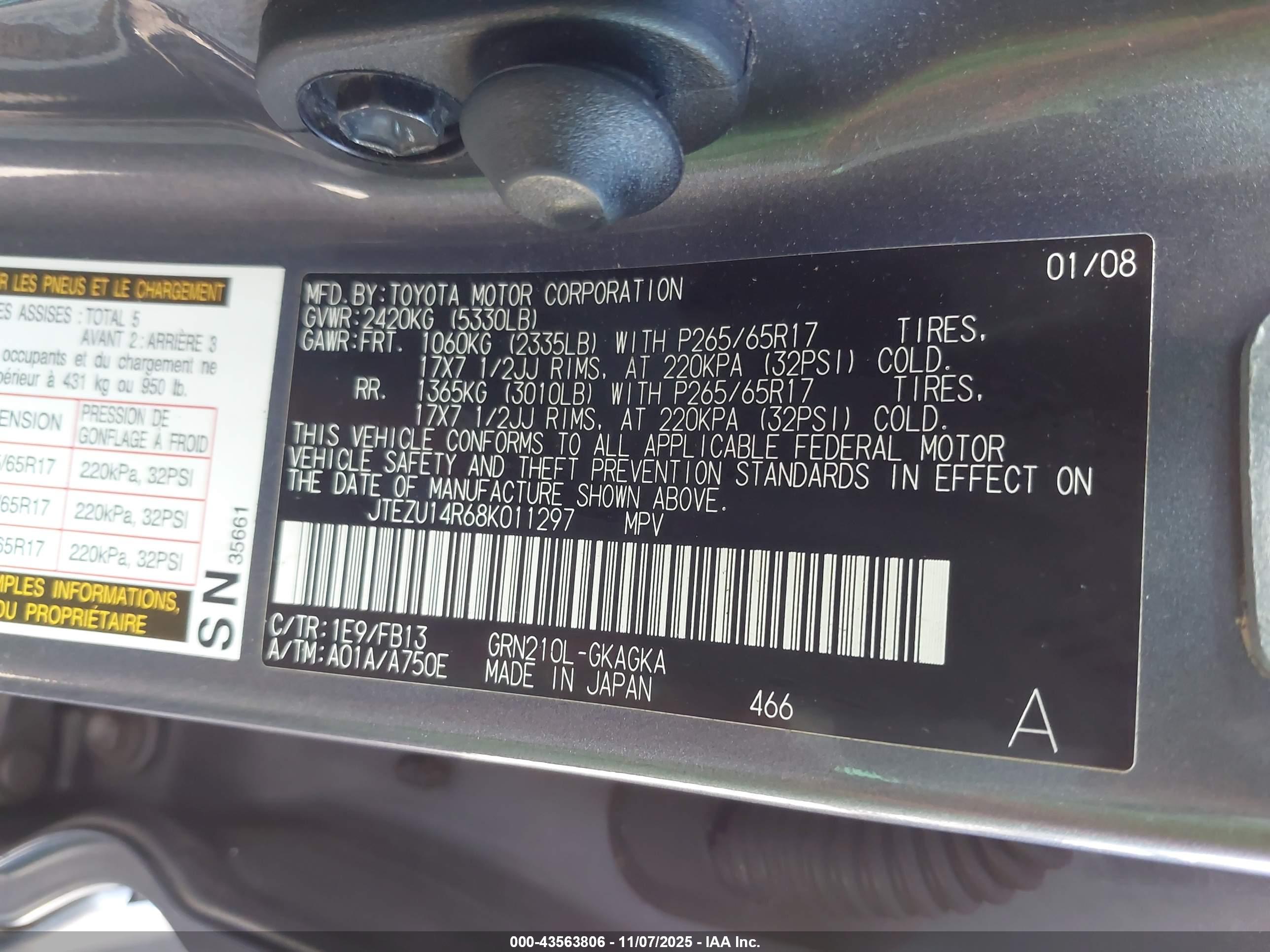 TOYOTA 4RUNNER image 9
