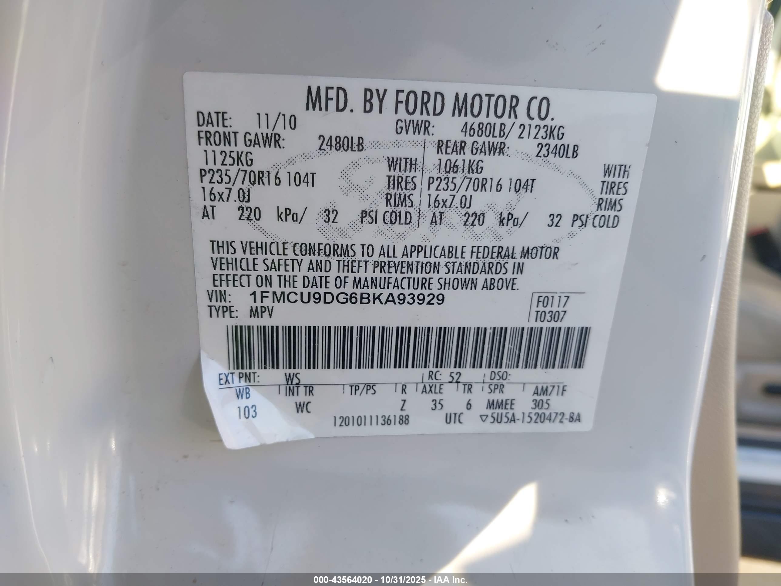 FORD ESCAPE image 9