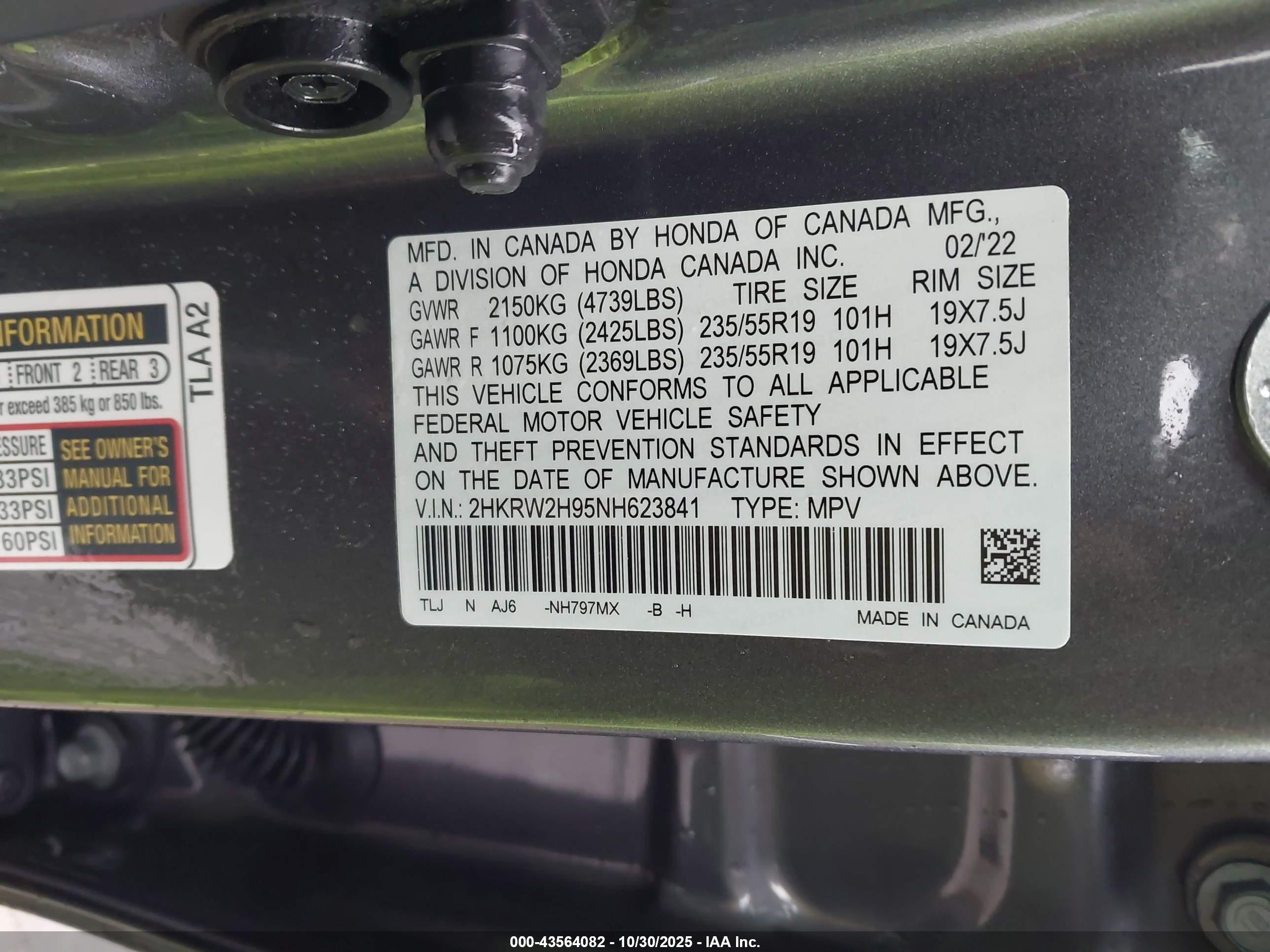 HONDA CR-V image 9