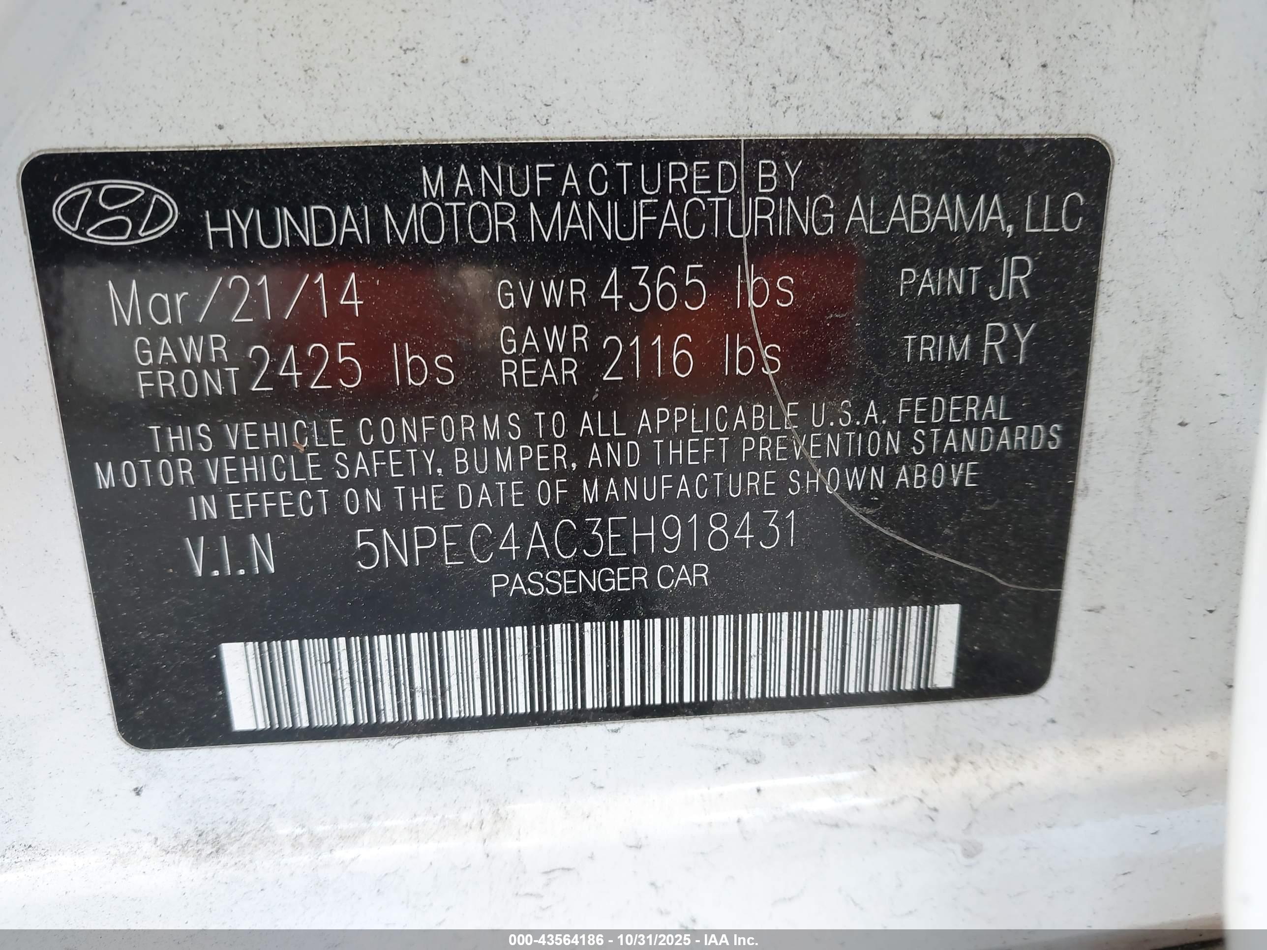 HYUNDAI SONATA image 9