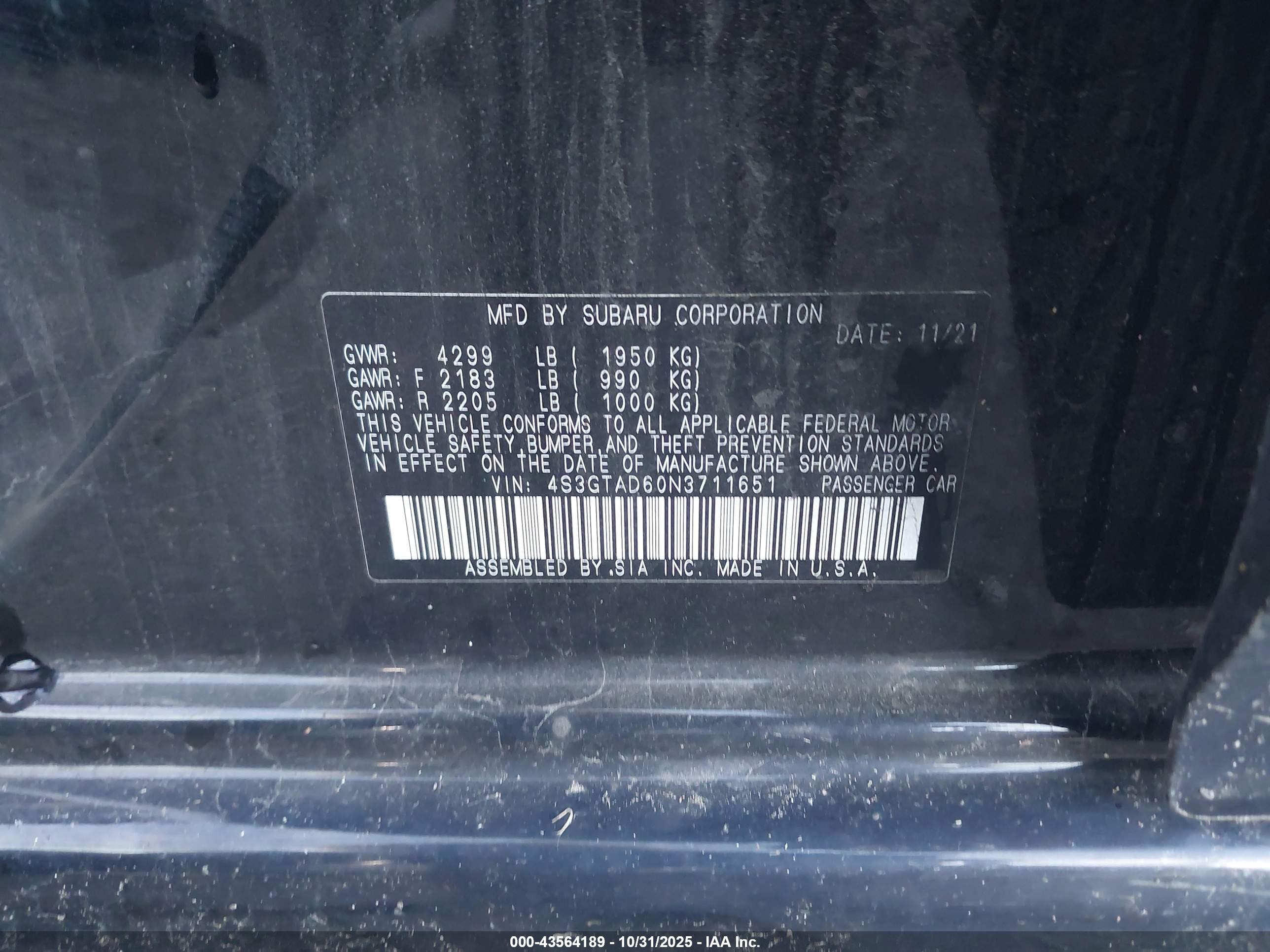 SUBARU IMPREZA image 9