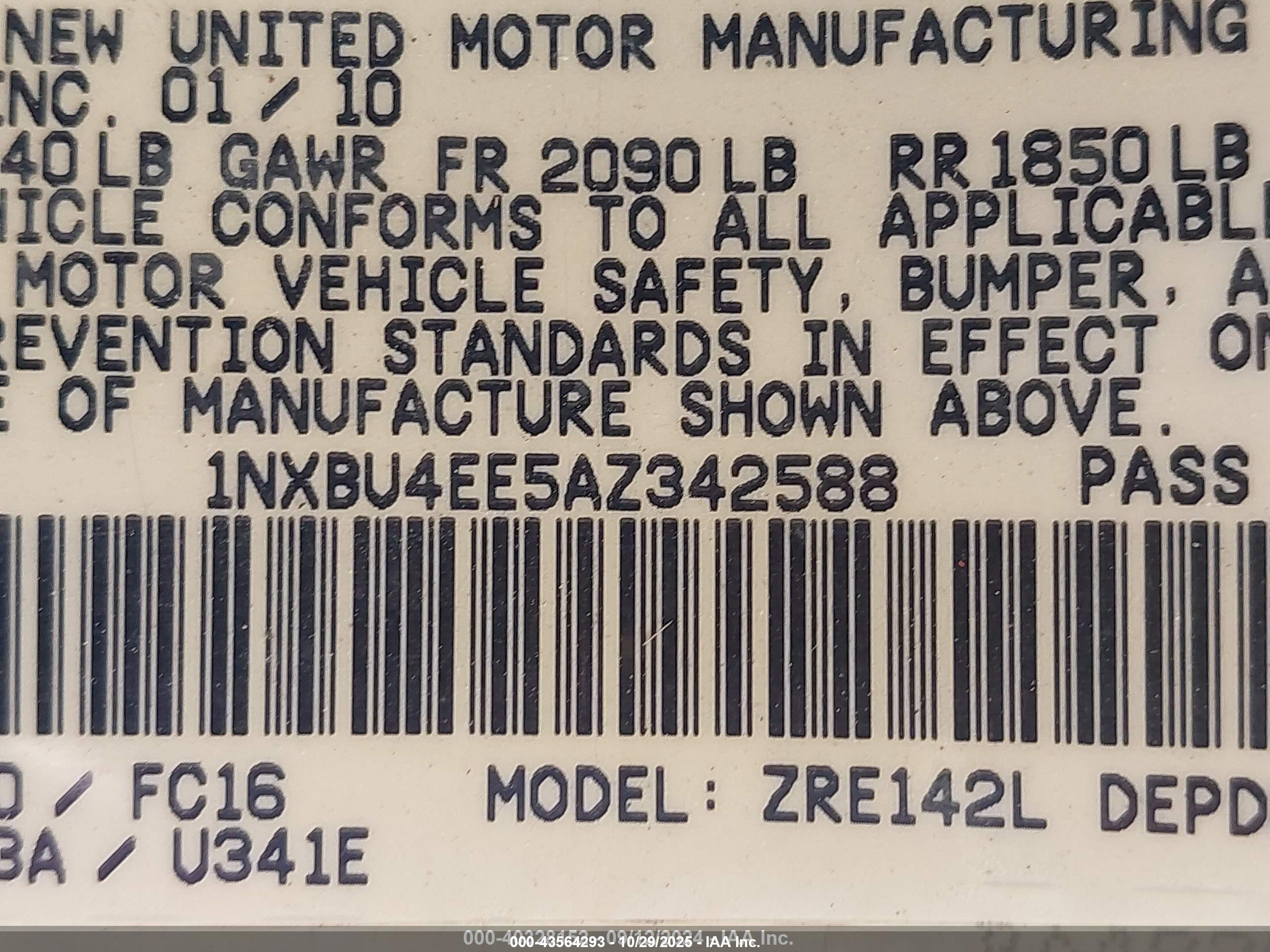 TOYOTA COROLLA image 9