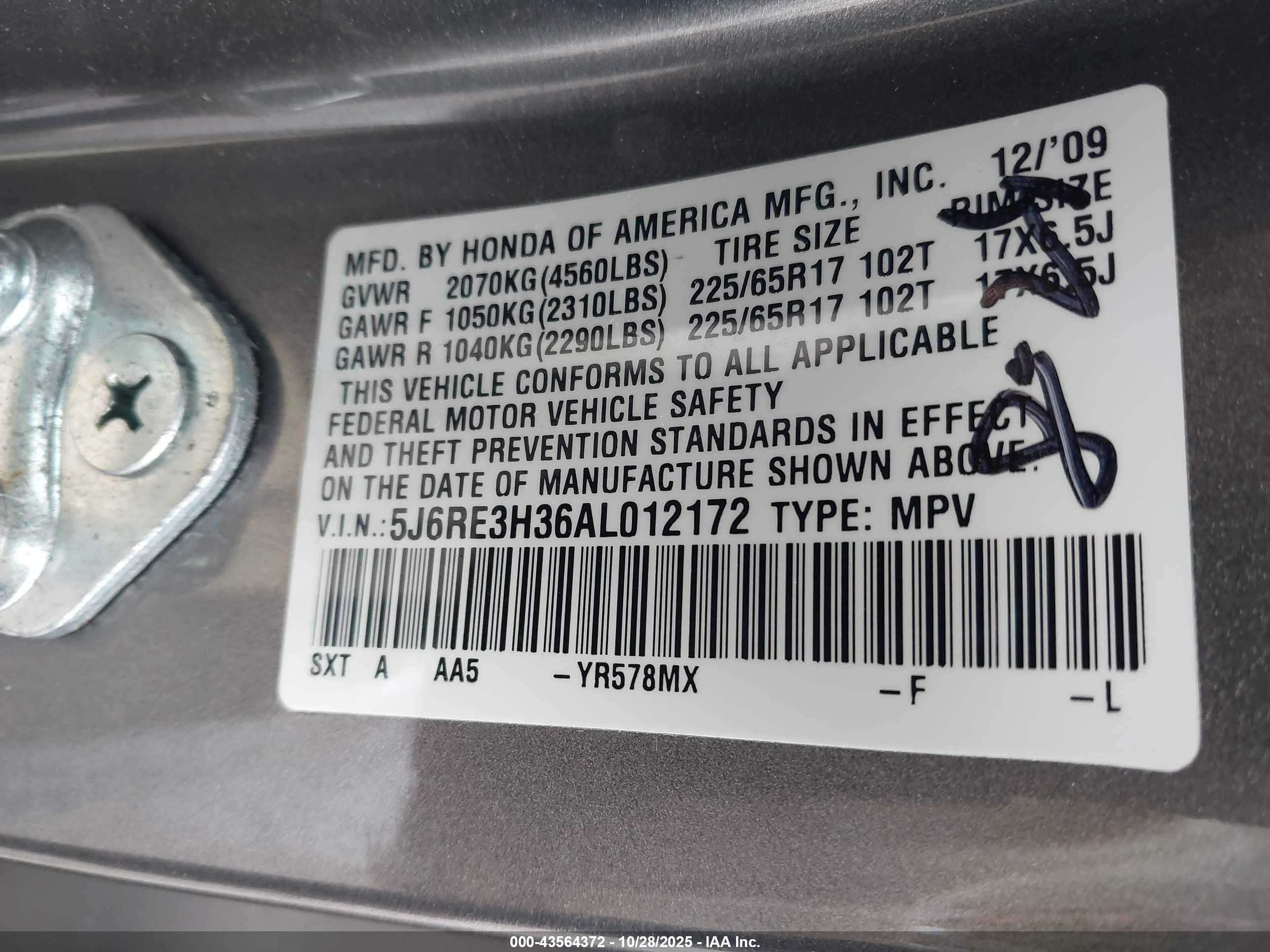 HONDA CR-V image 9