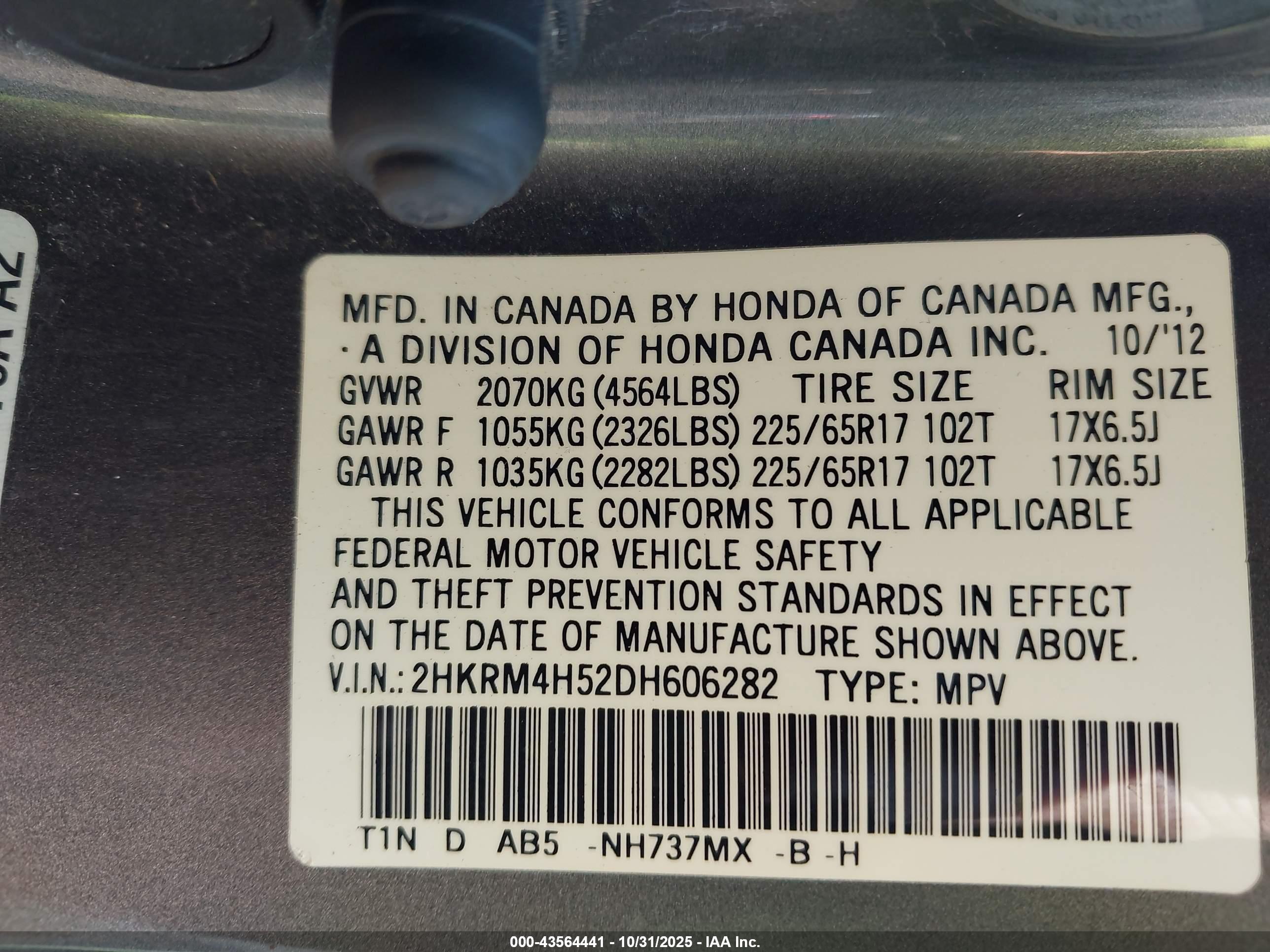 HONDA CR-V image 9