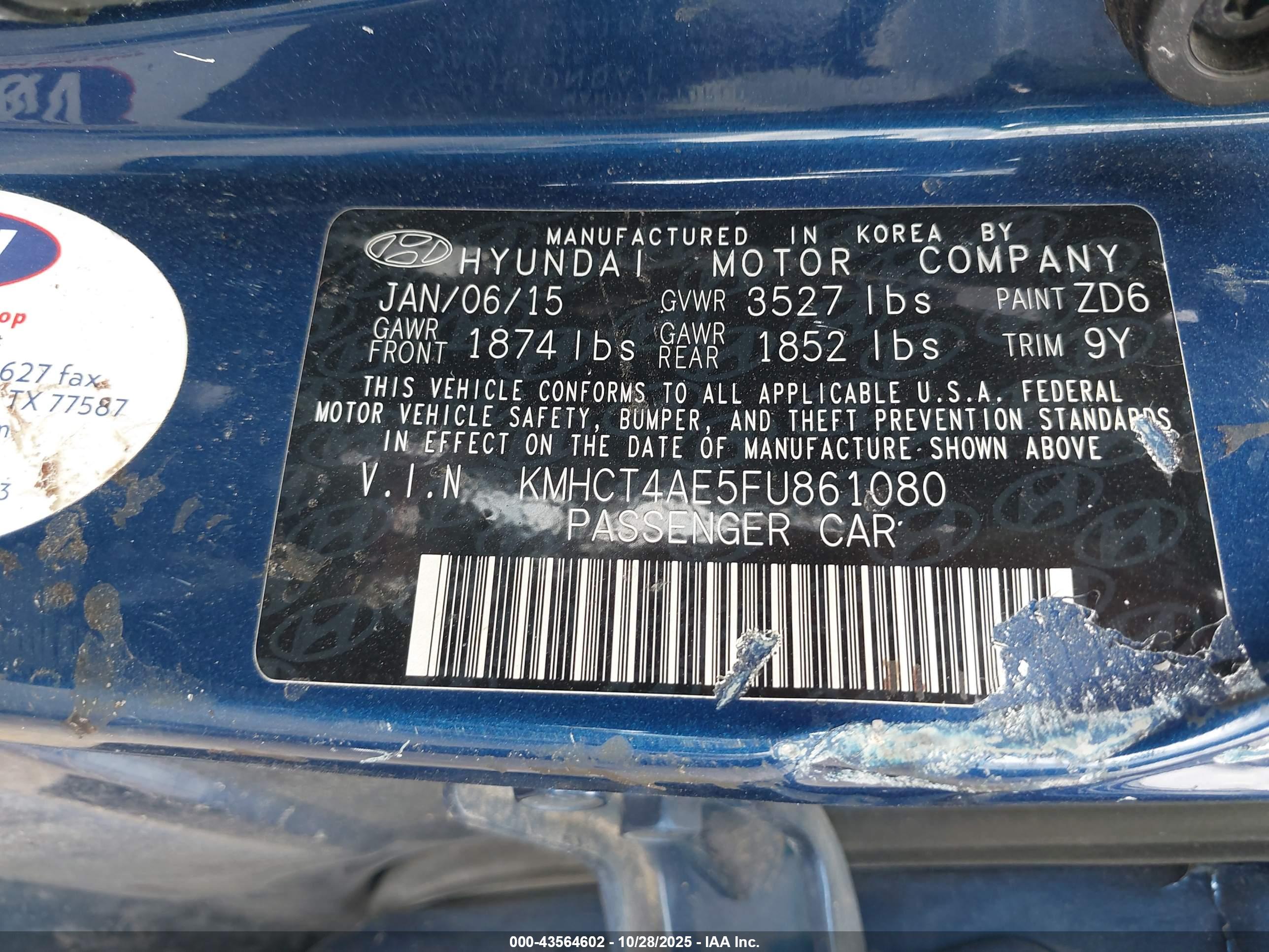 HYUNDAI ACCENT image 9