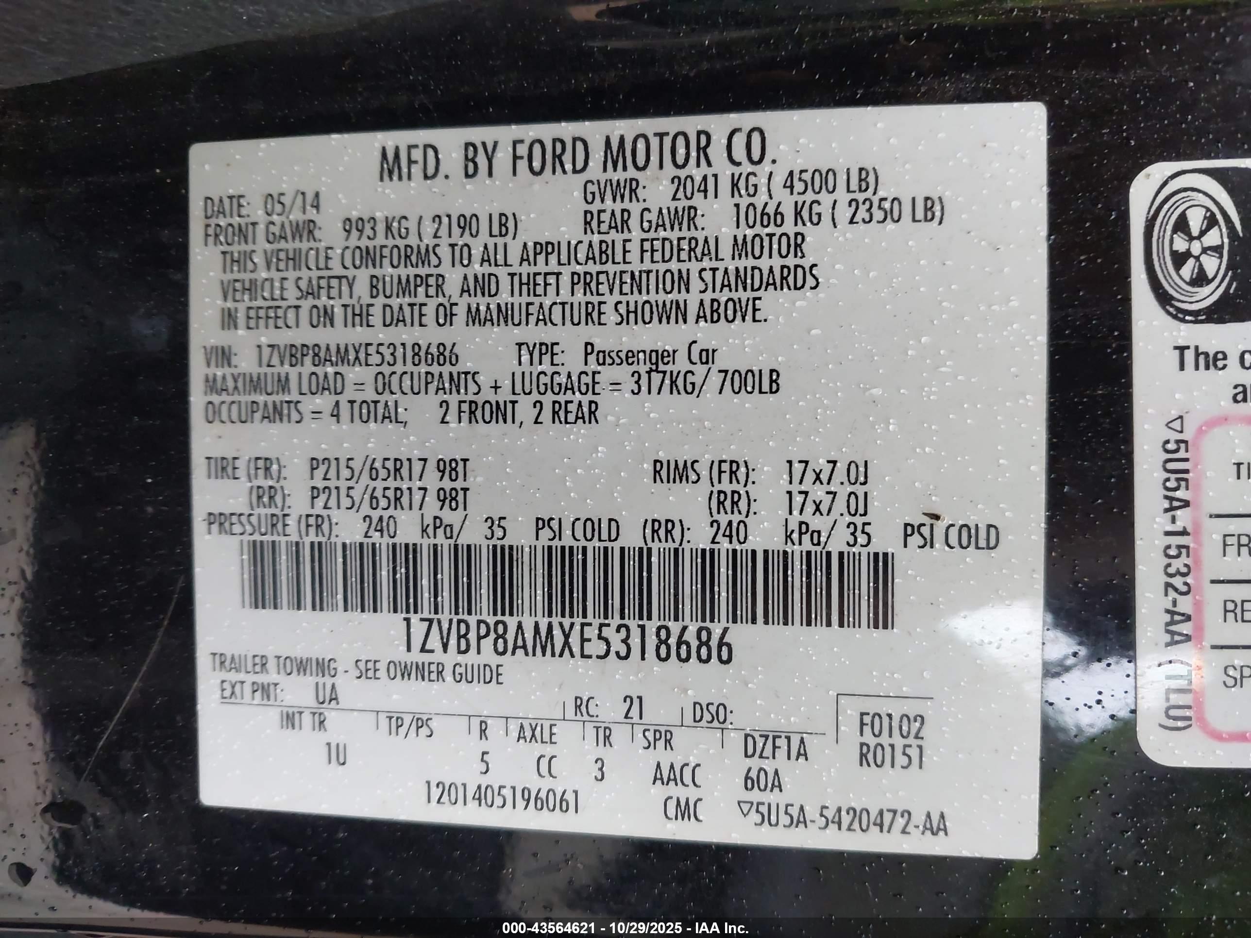 FORD MUSTANG image 9