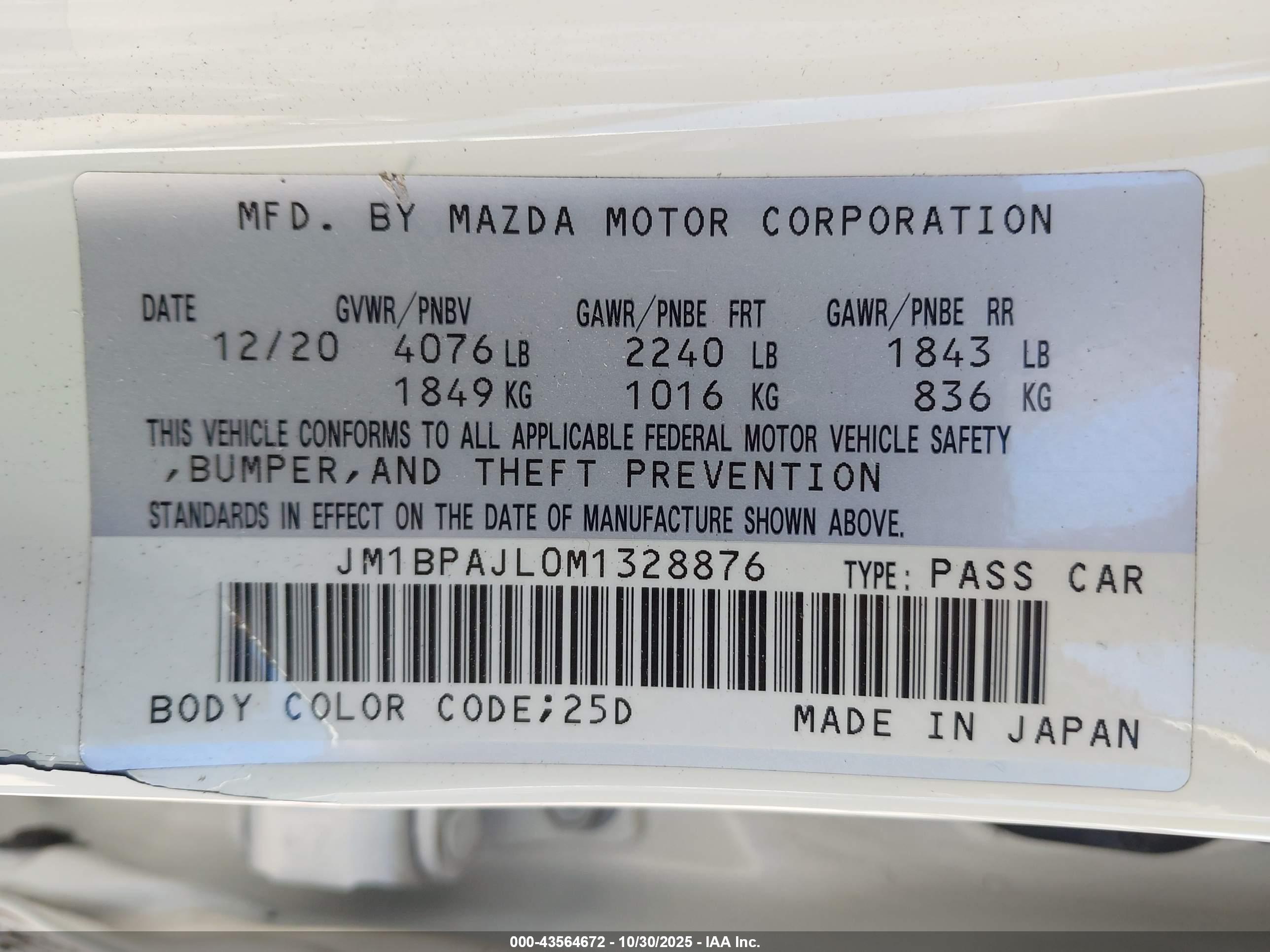 MAZDA MAZDA3 image 9