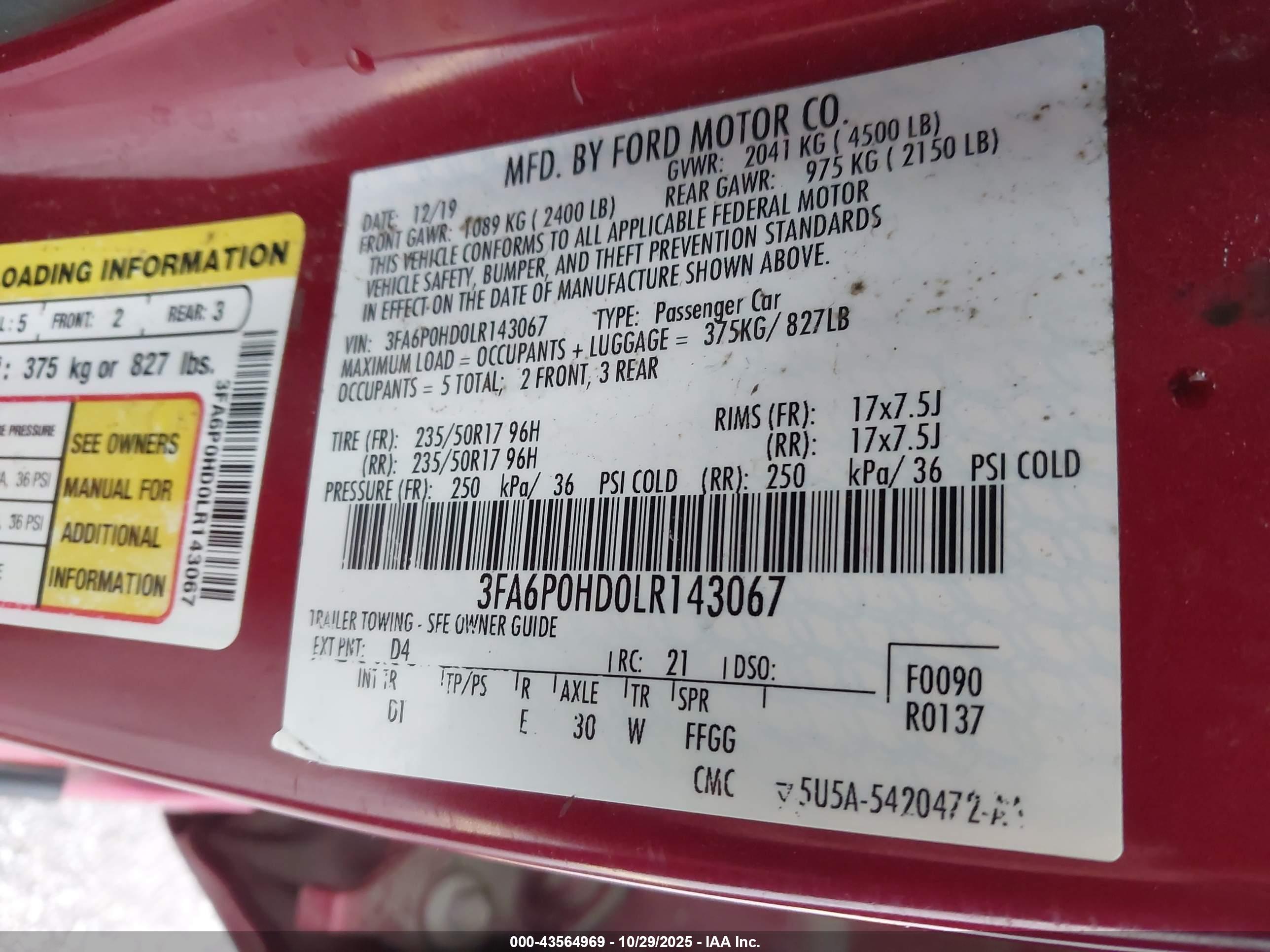 FORD FUSION image 9