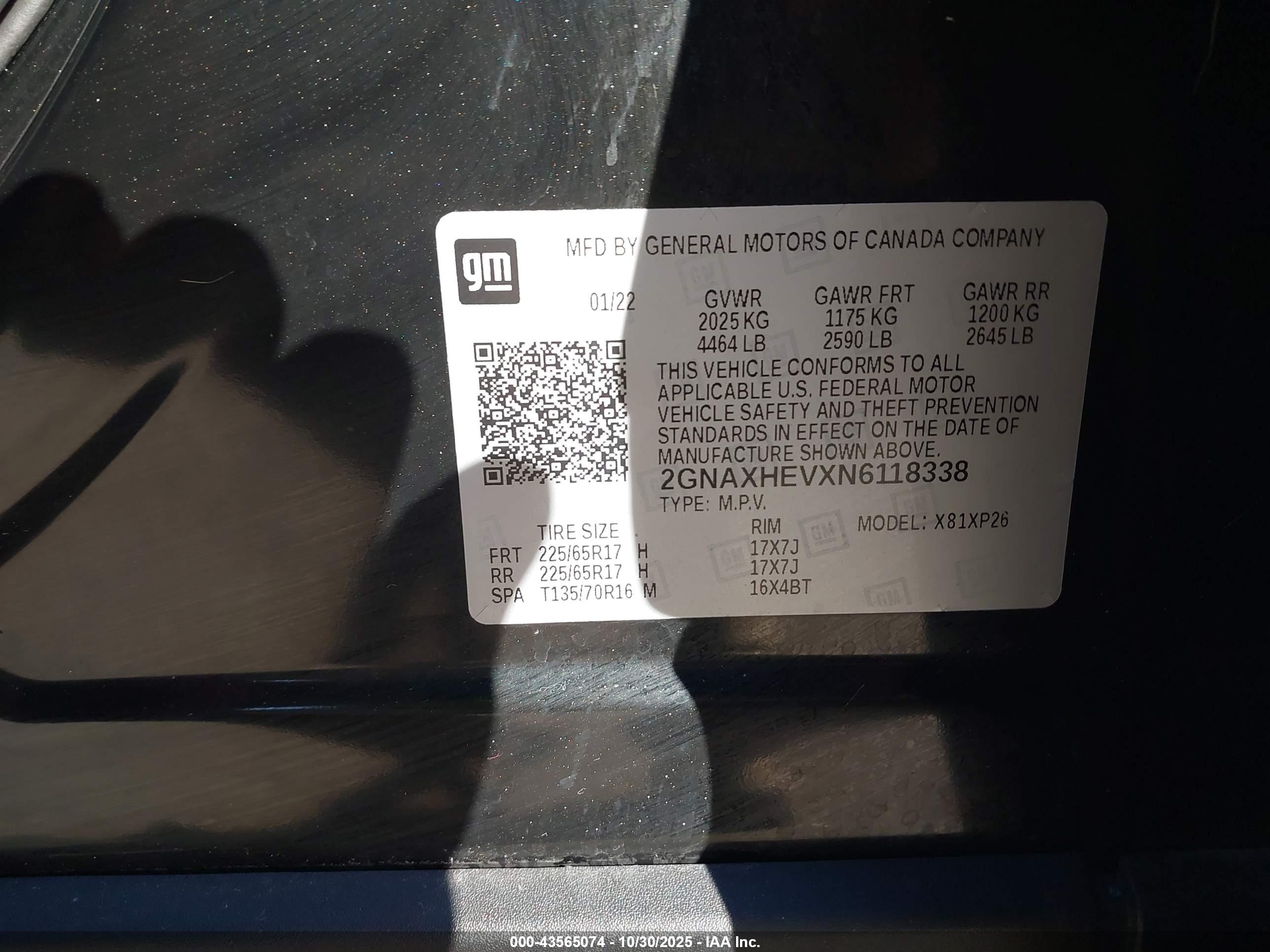 CHEVROLET EQUINOX image 9
