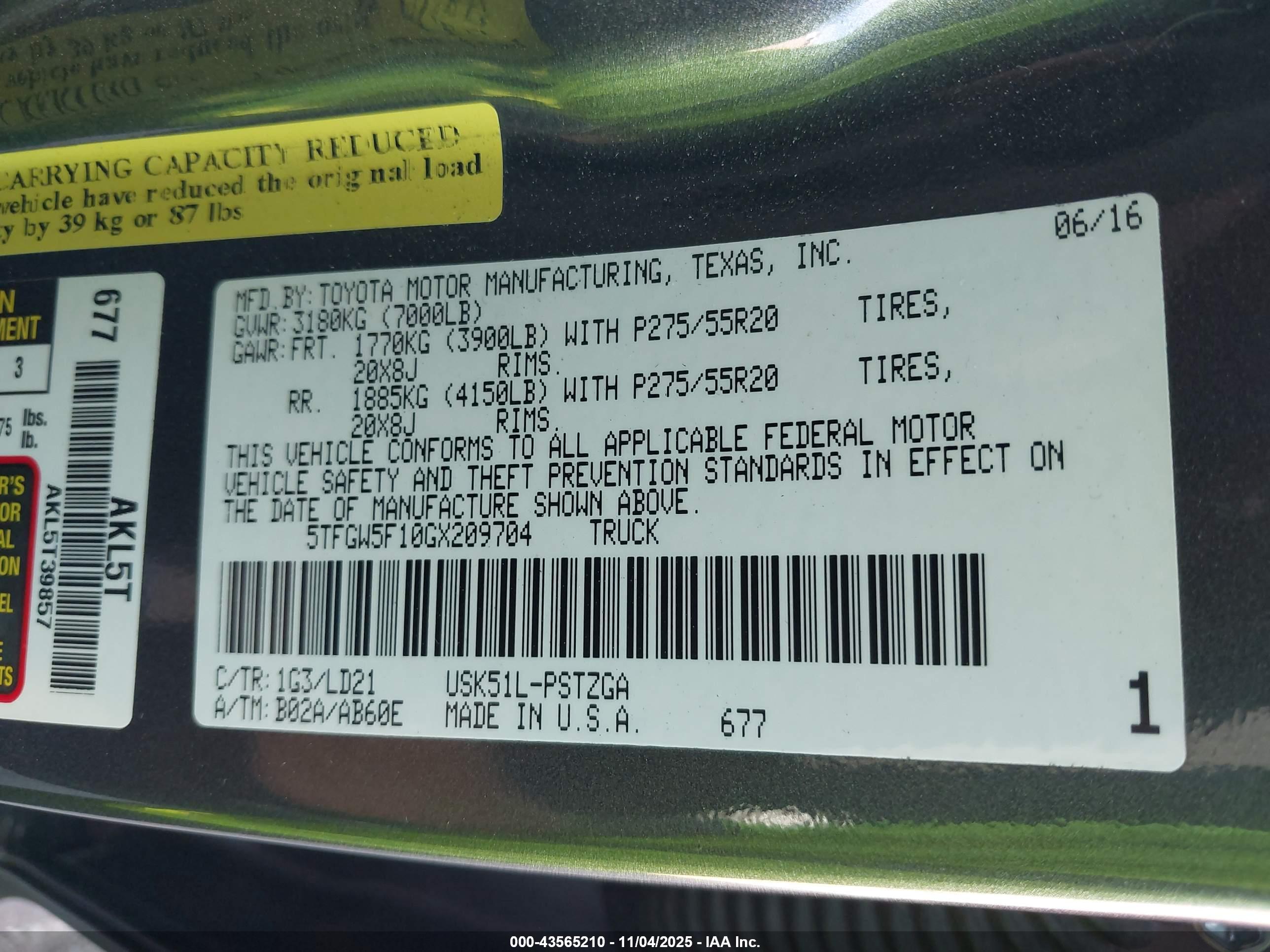 TOYOTA TUNDRA image 9
