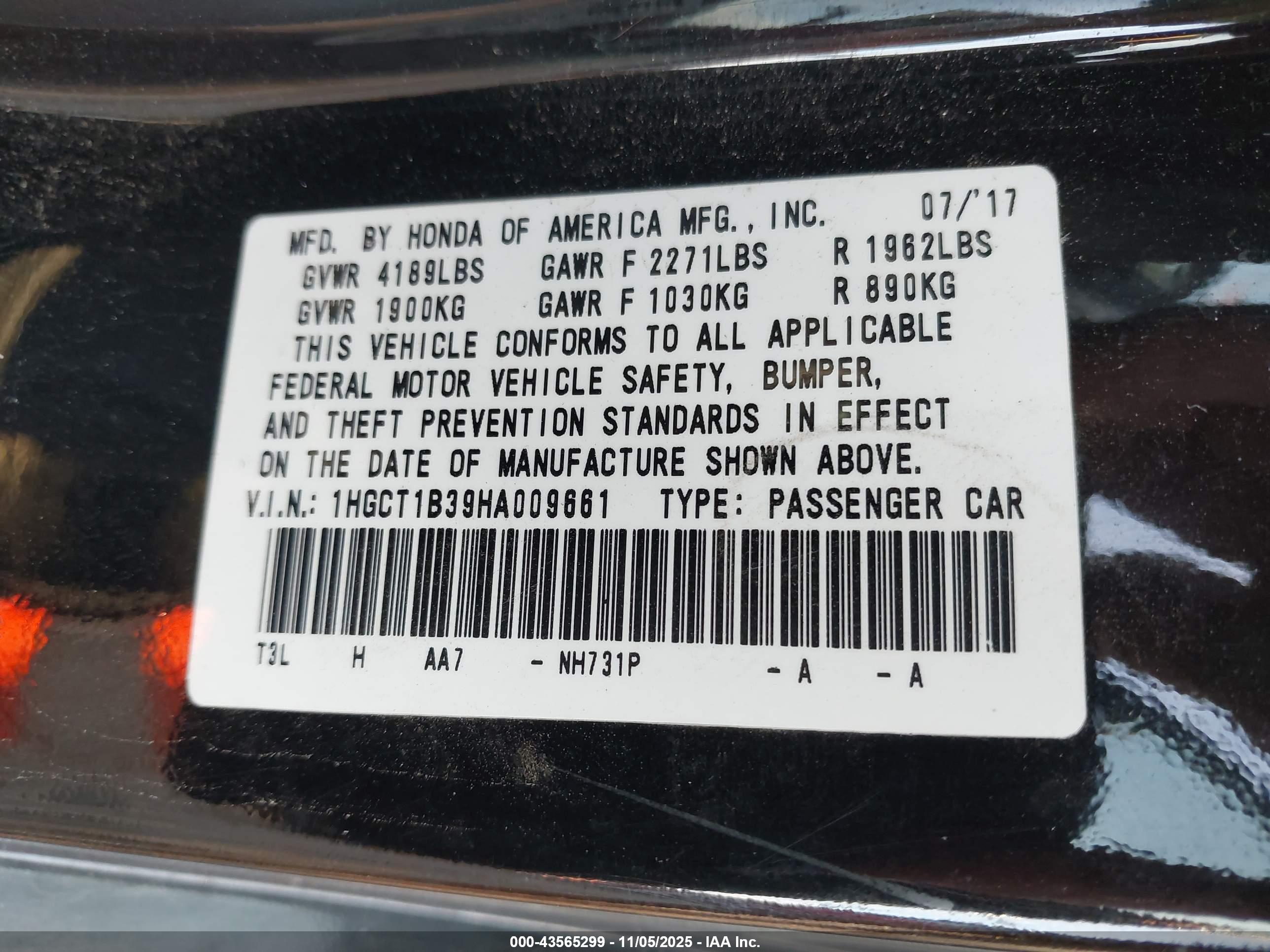 HONDA ACCORD image 9