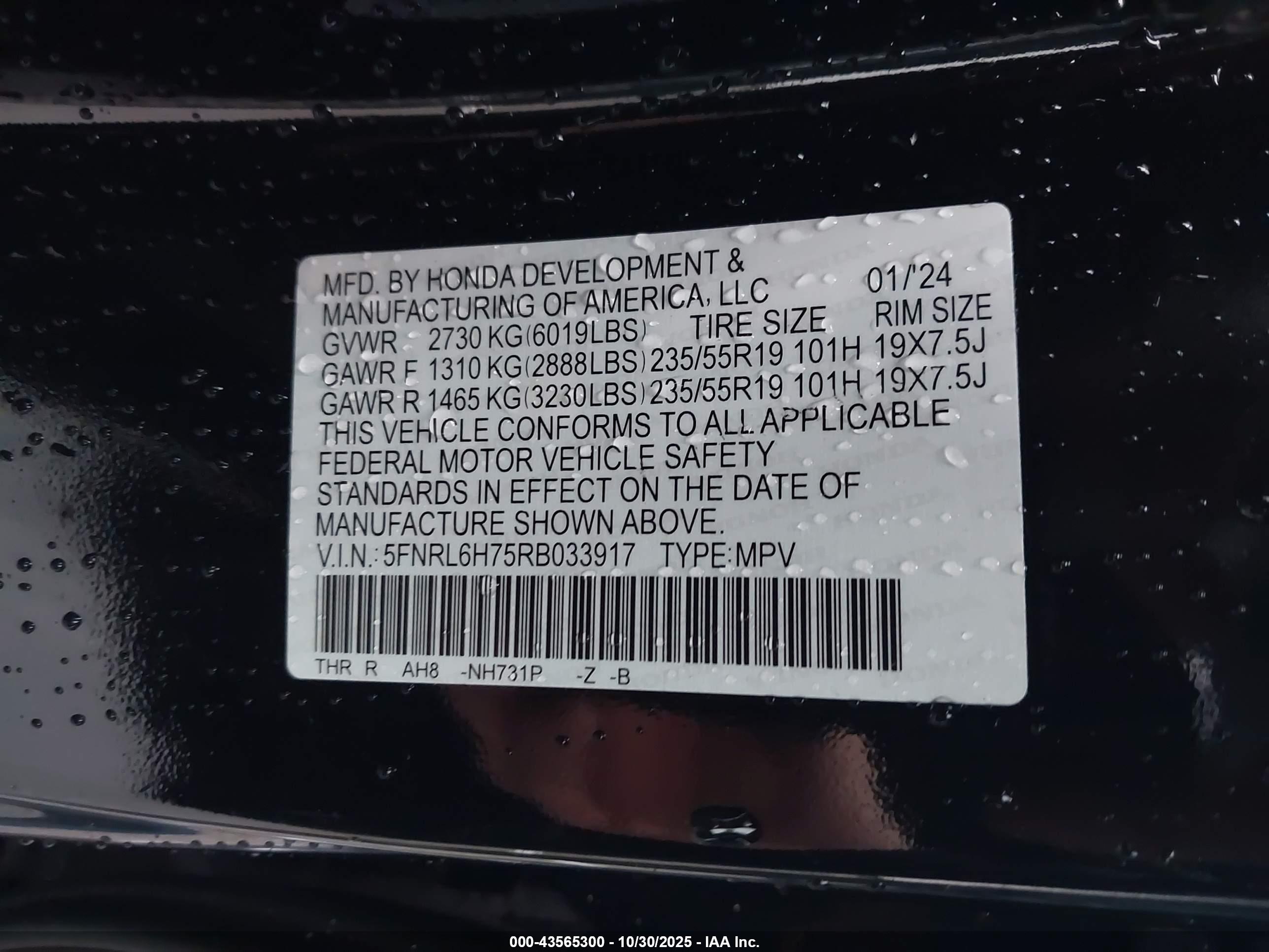 HONDA ODYSSEY image 9