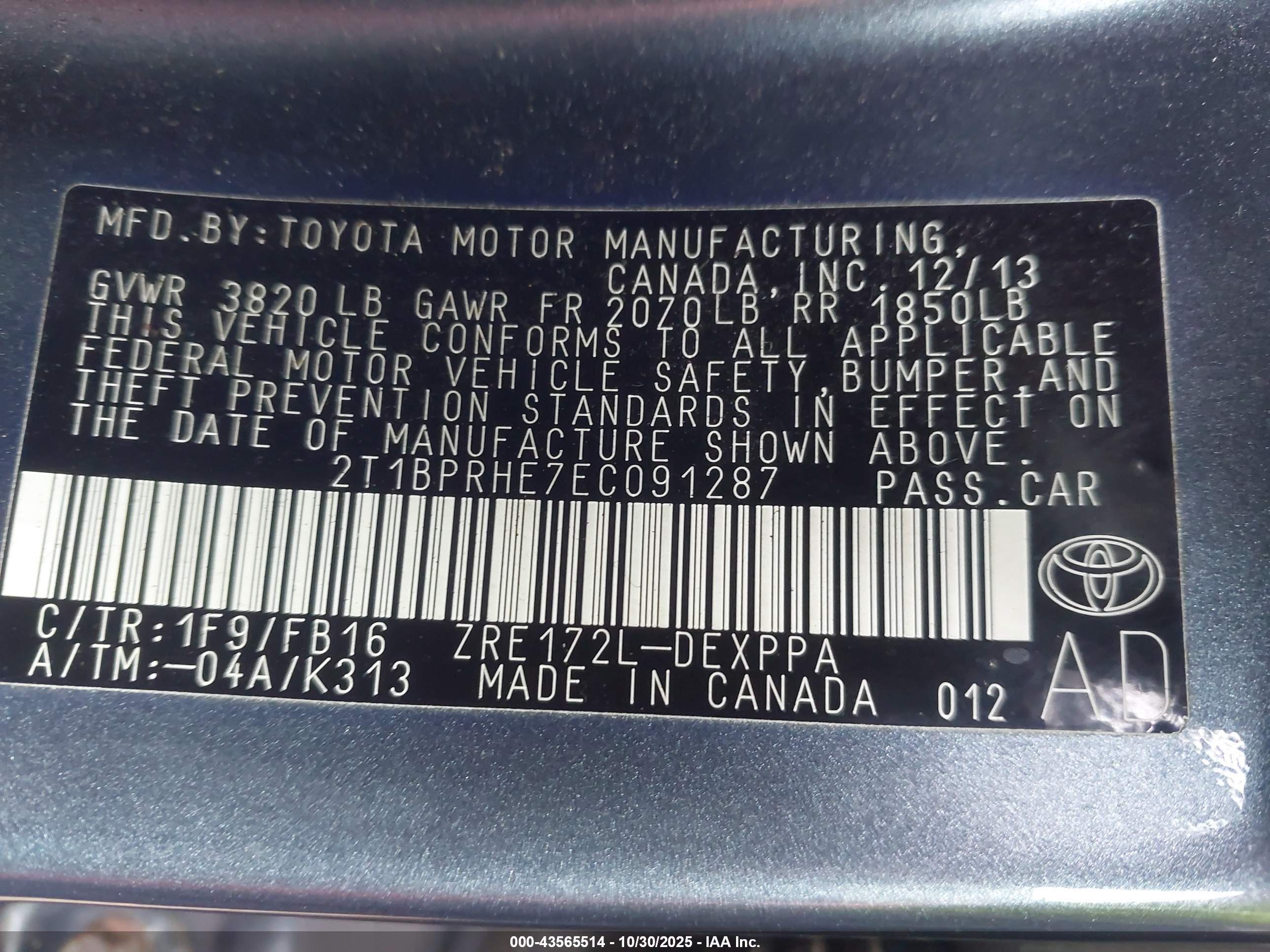 TOYOTA COROLLA image 9