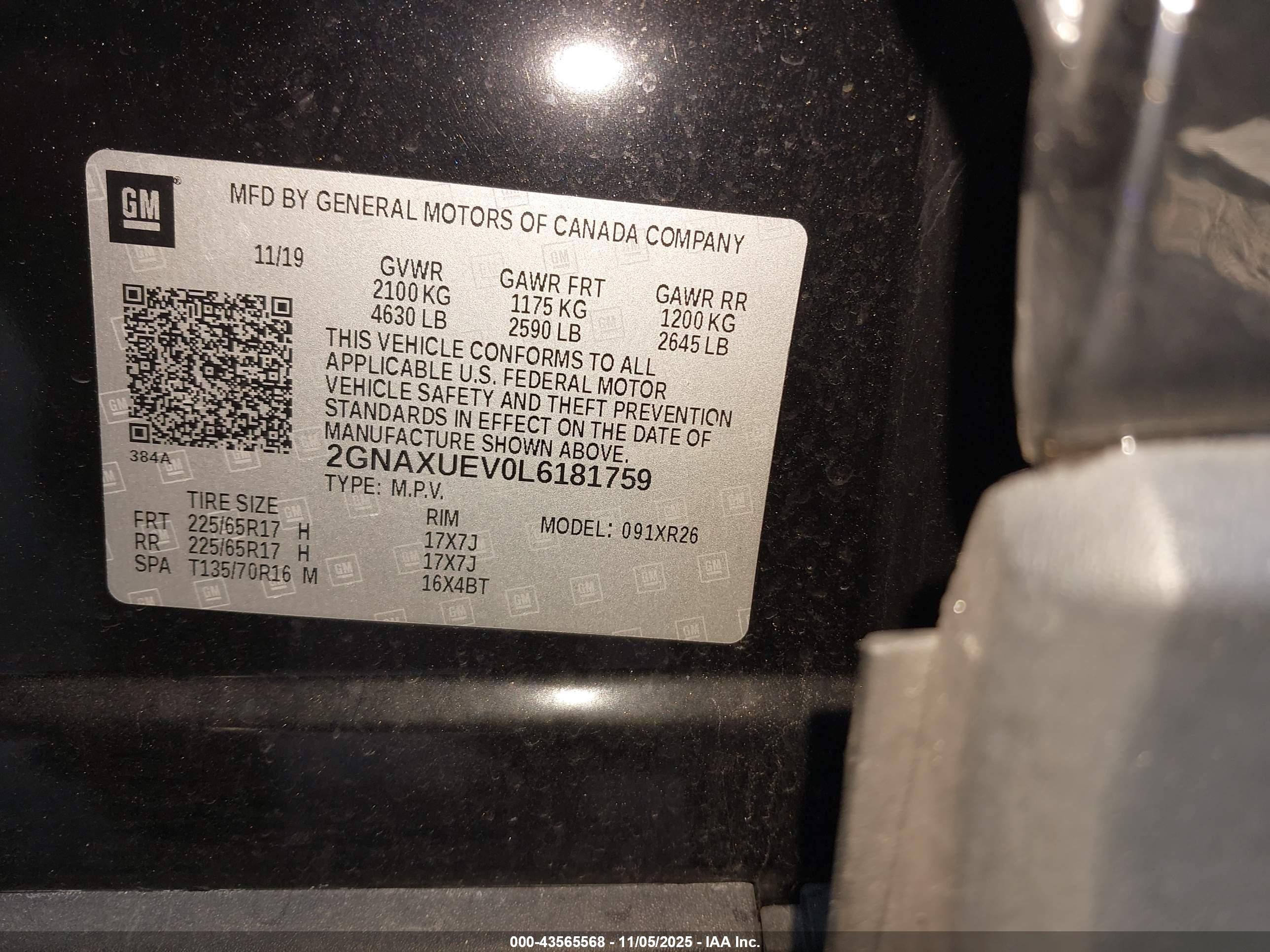 CHEVROLET EQUINOX image 9