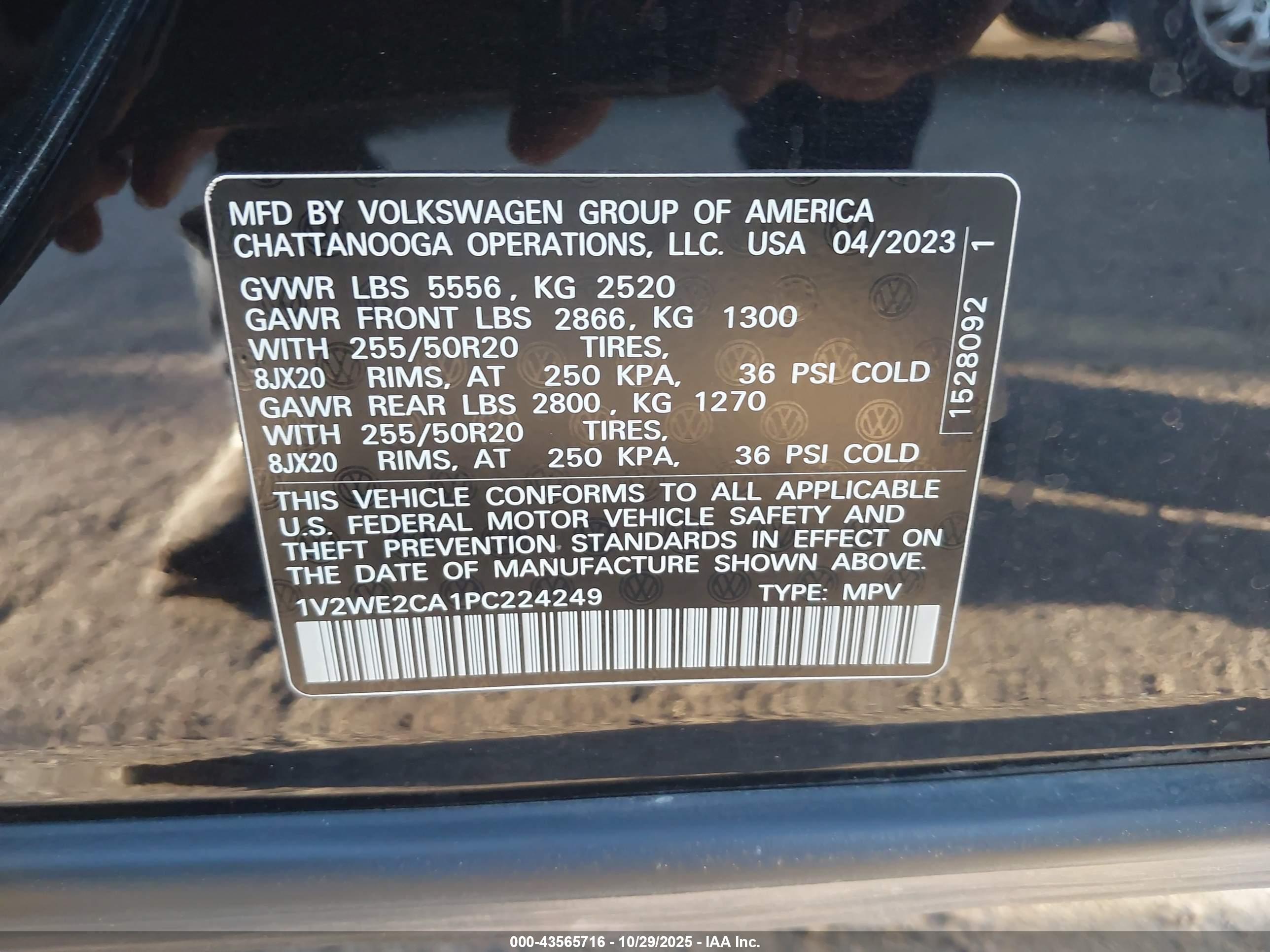 VOLKSWAGEN ATLAS image 9