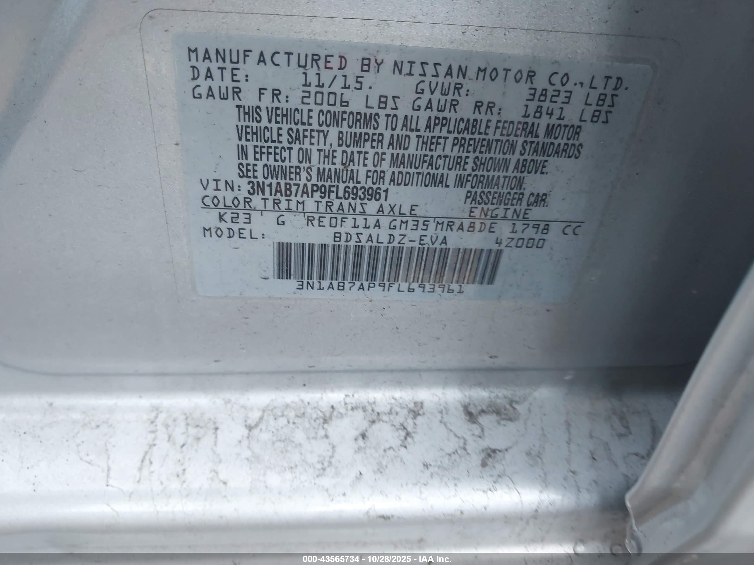 NISSAN SENTRA image 9