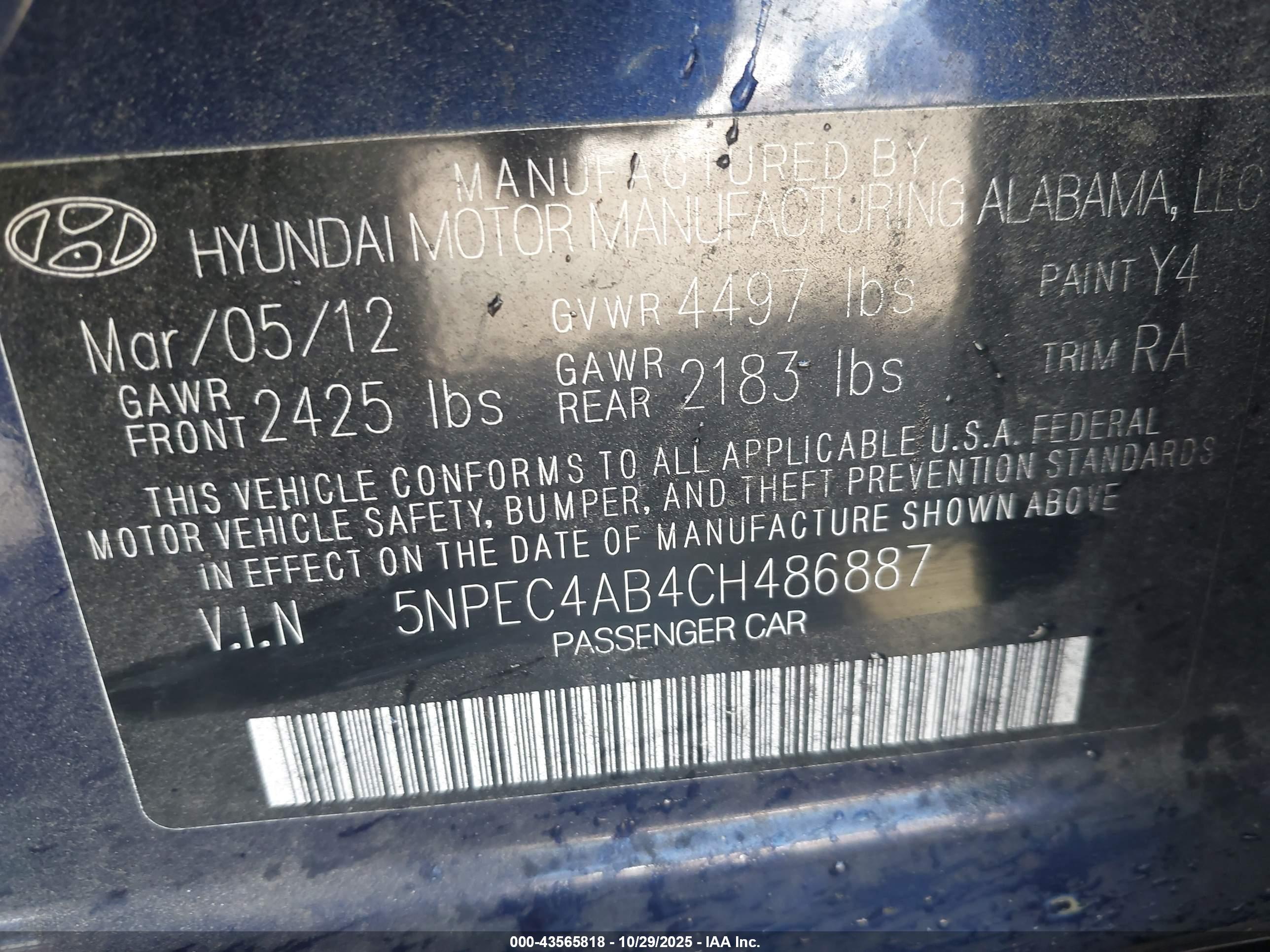 HYUNDAI SONATA image 9