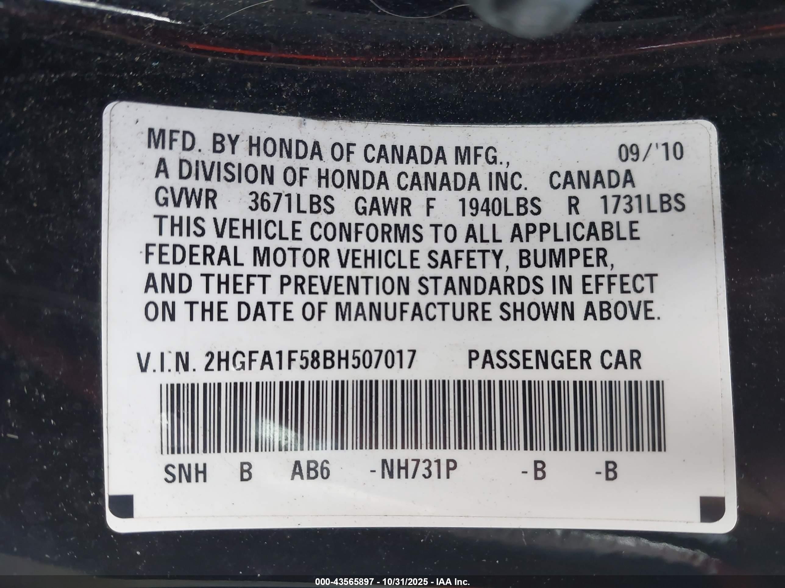HONDA CIVIC image 9