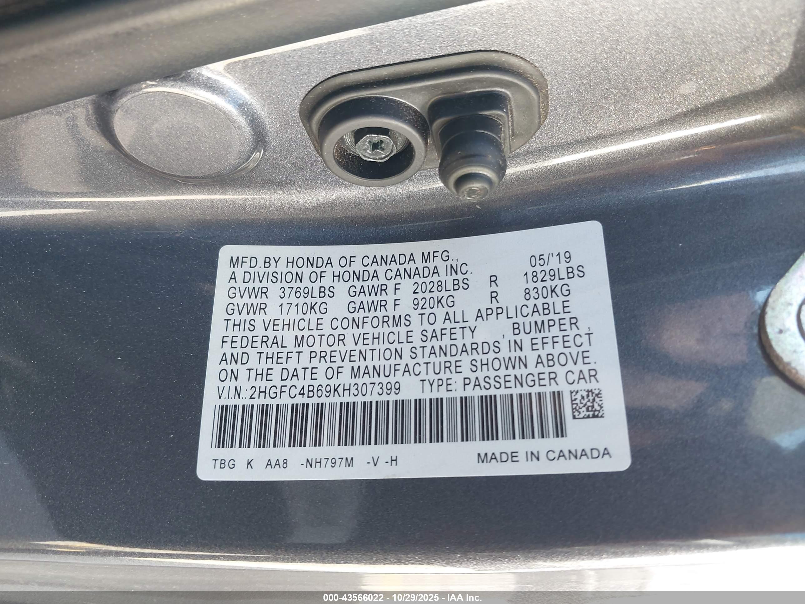 HONDA CIVIC image 9