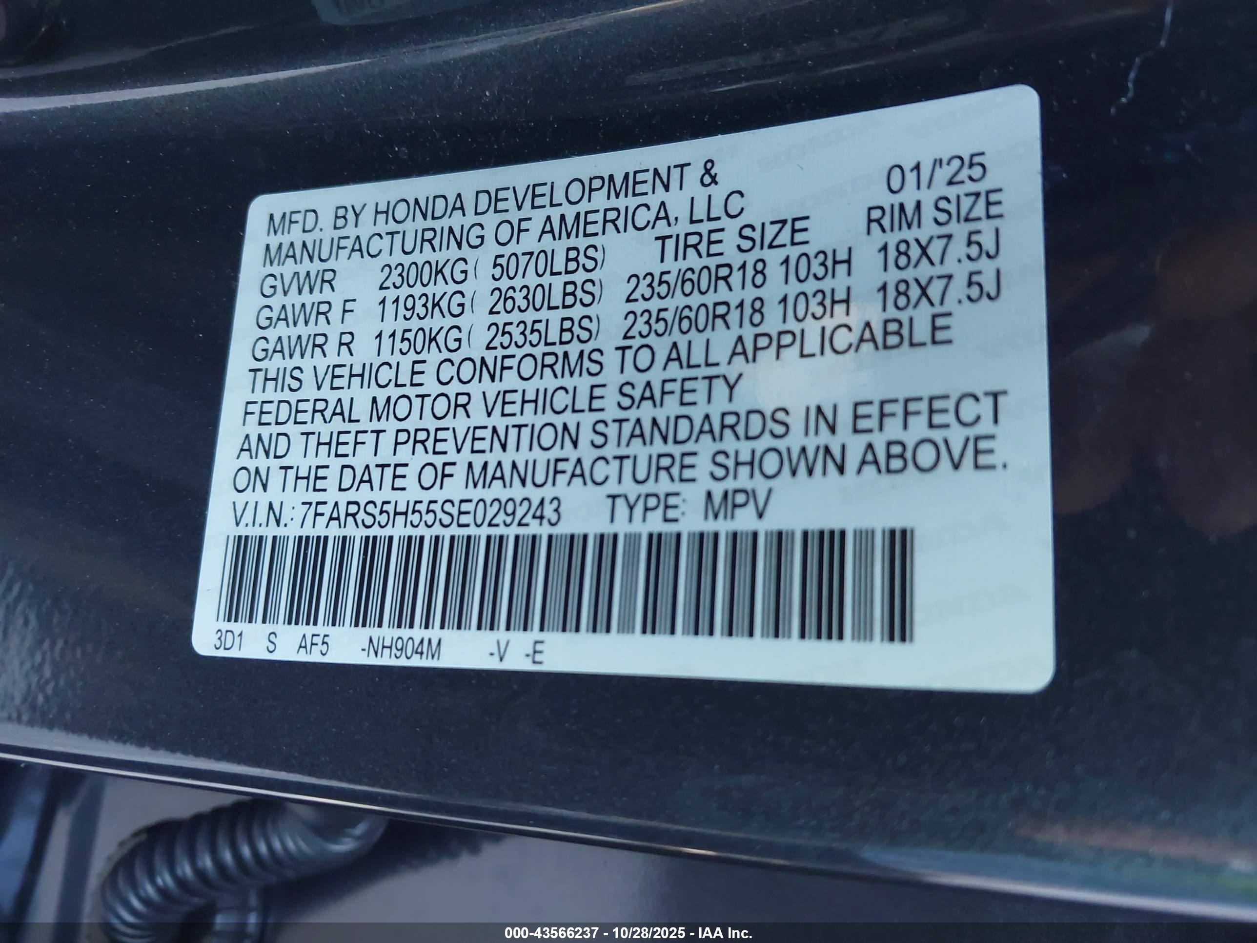 HONDA CR-V image 9