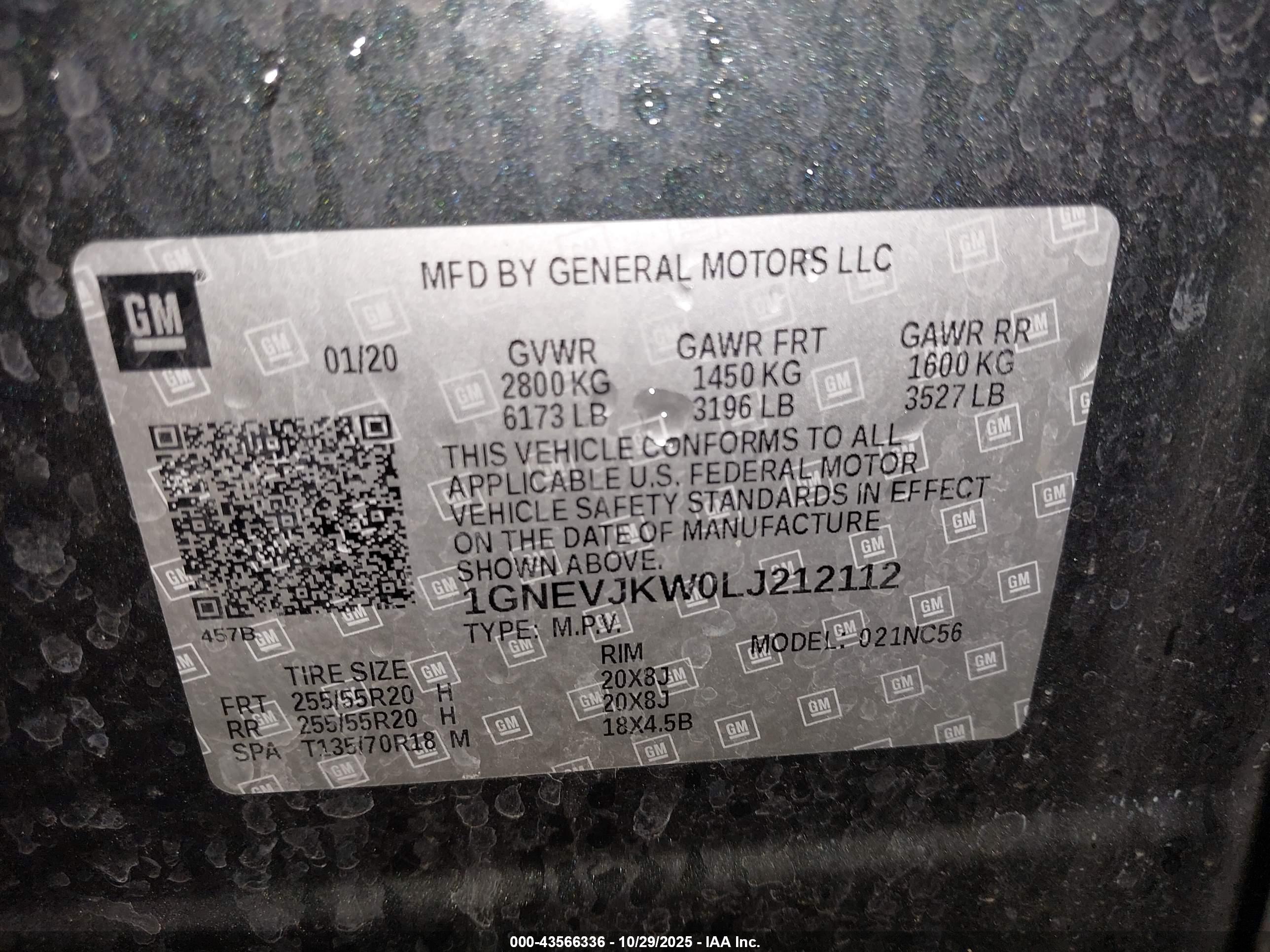 CHEVROLET TRAVERSE image 9