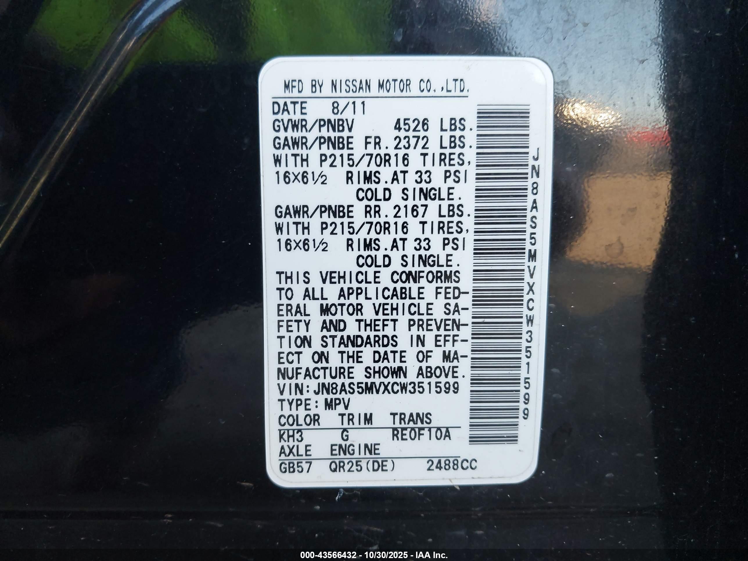 NISSAN ROGUE image 9