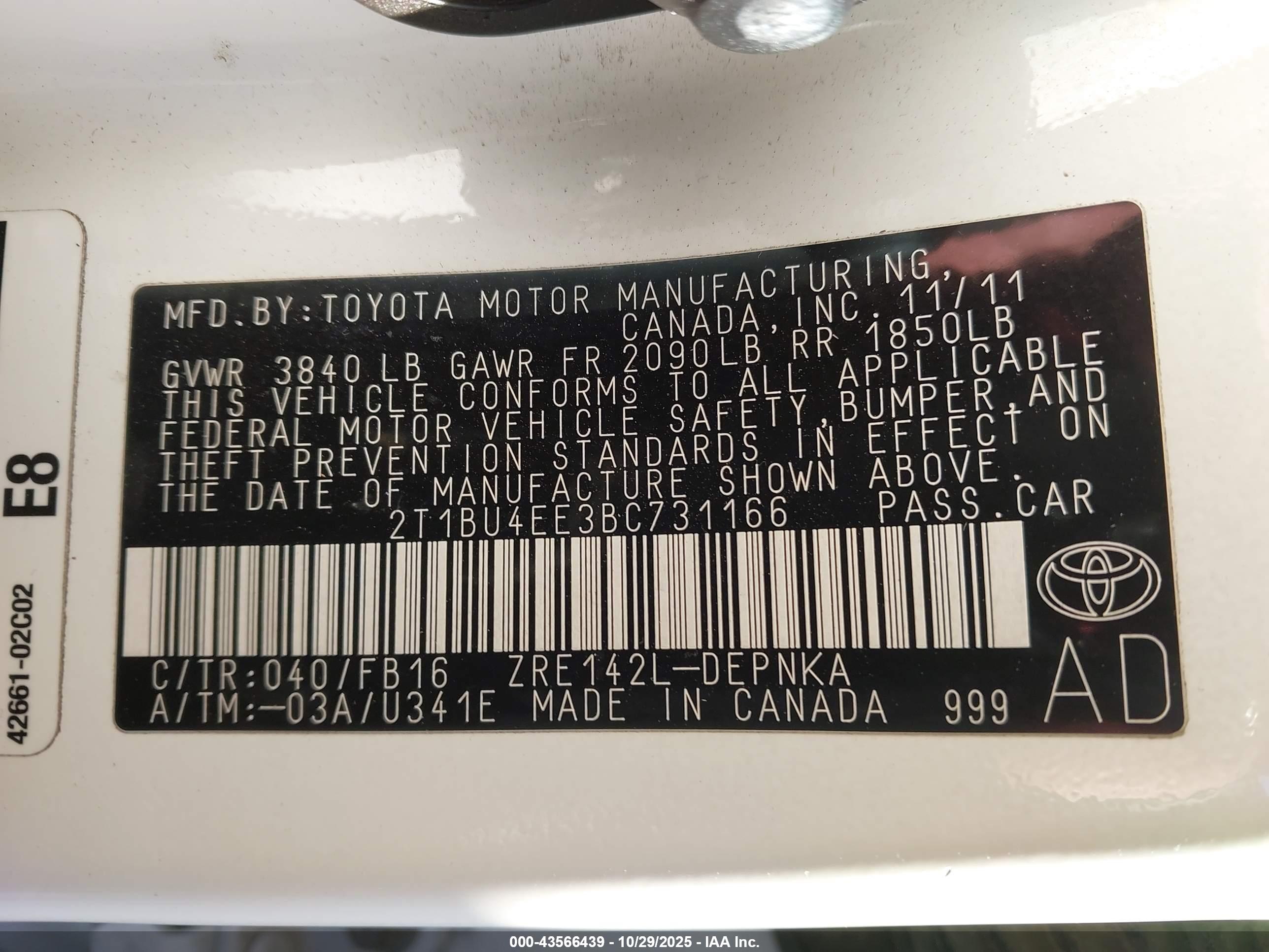 TOYOTA COROLLA image 9