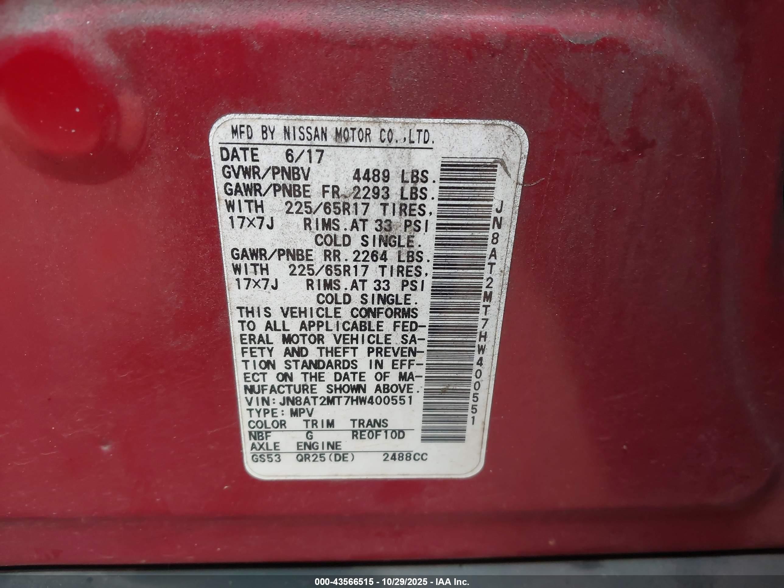 NISSAN ROGUE image 9