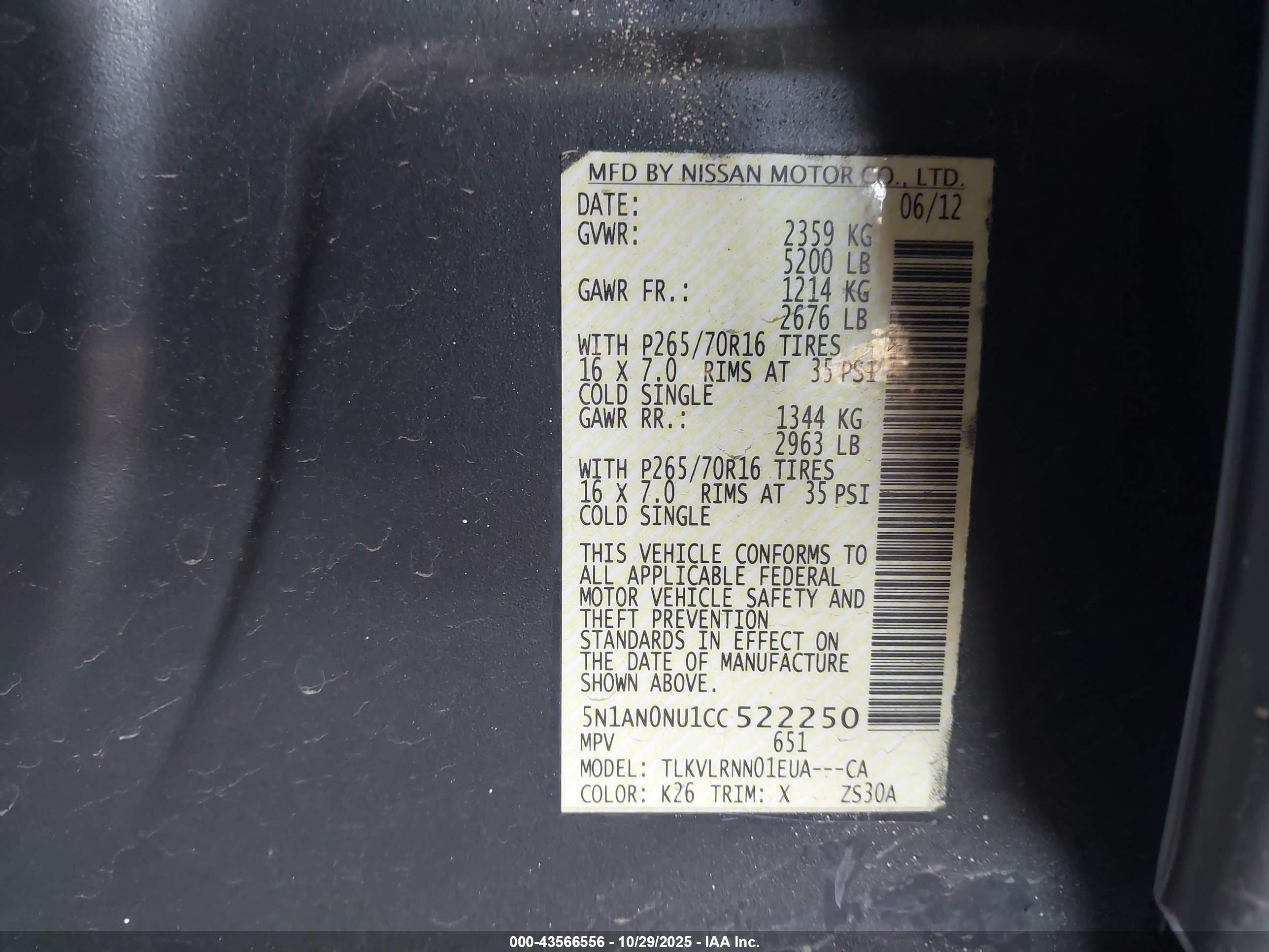 NISSAN XTERRA image 9