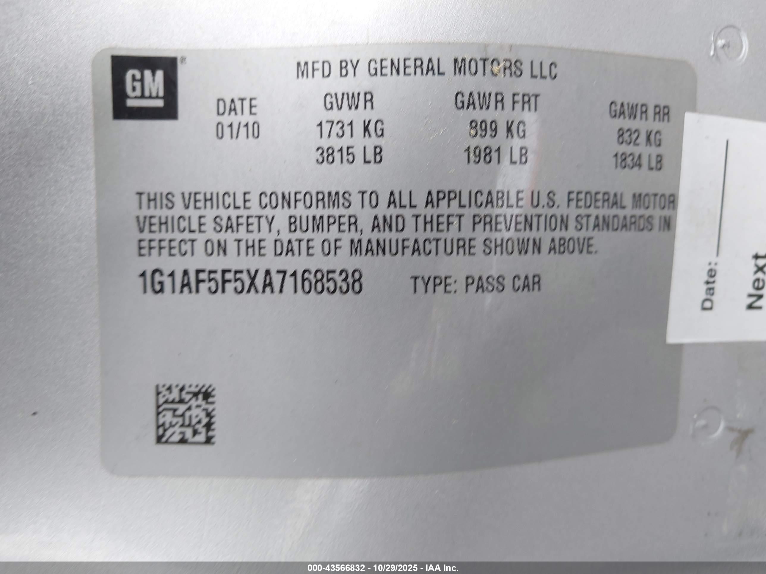 CHEVROLET COBALT image 9
