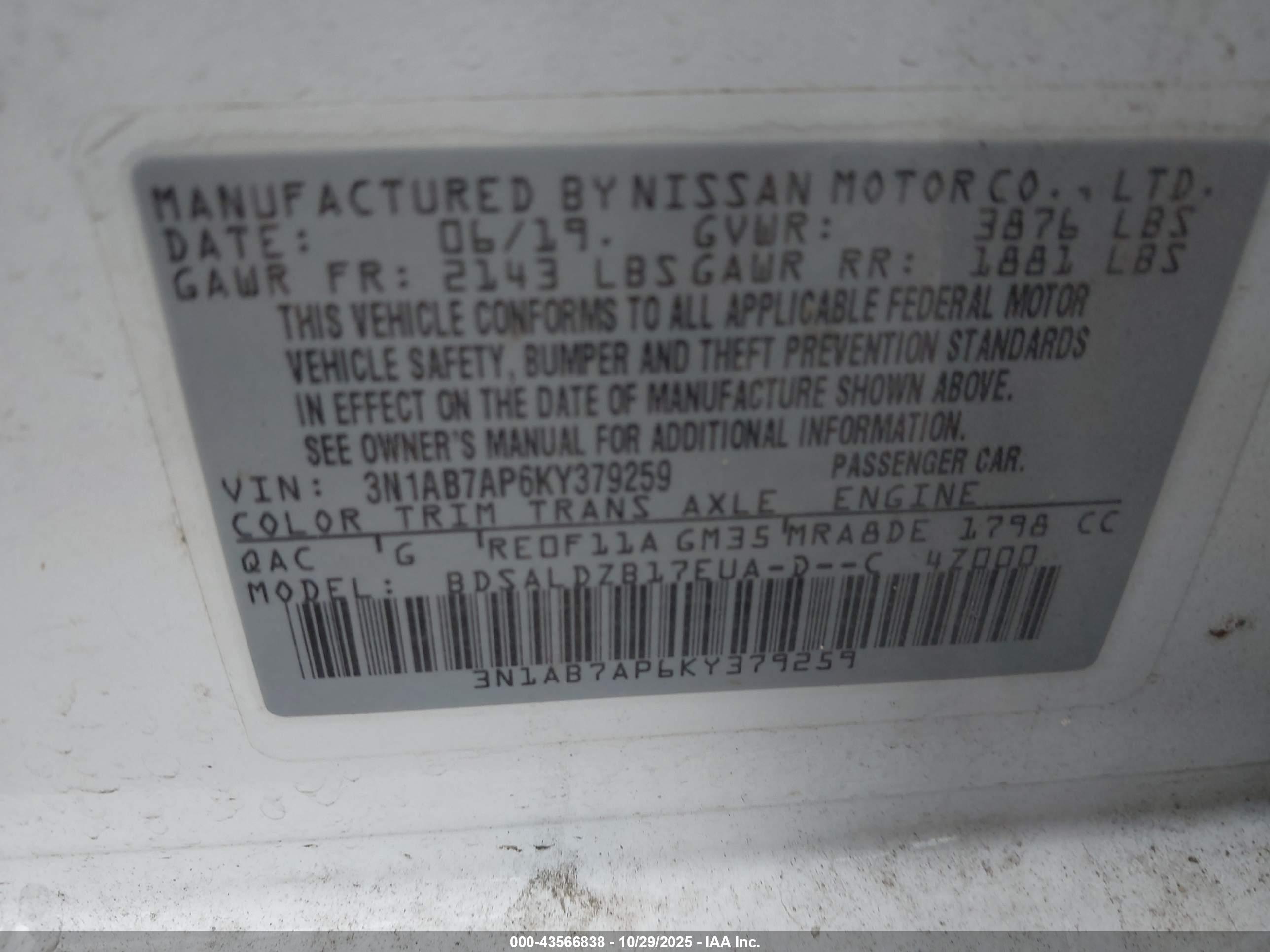 NISSAN SENTRA image 9