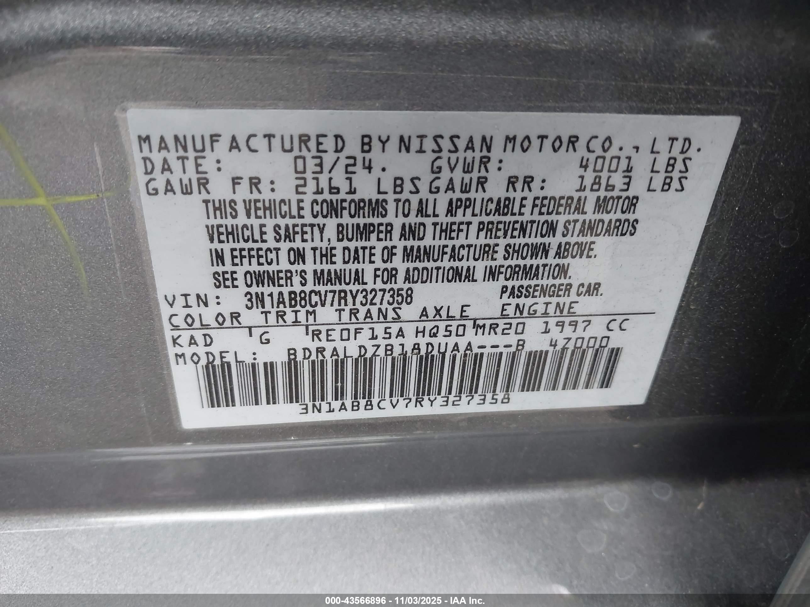 NISSAN SENTRA image 9