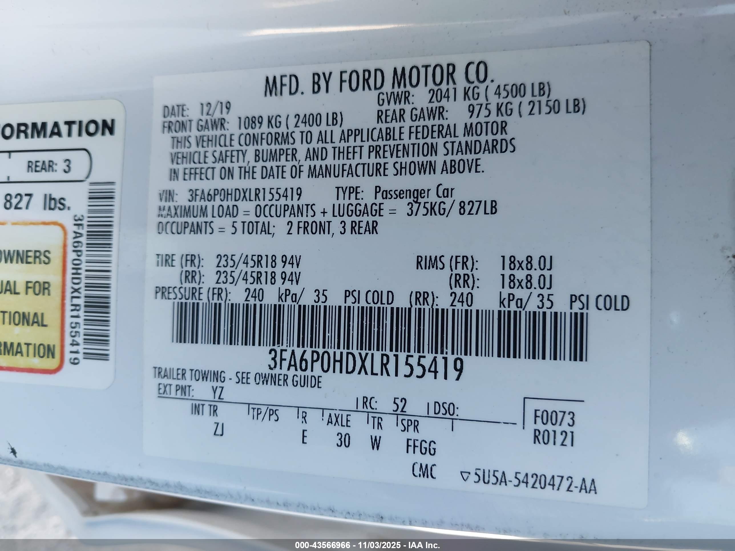 FORD FUSION image 9