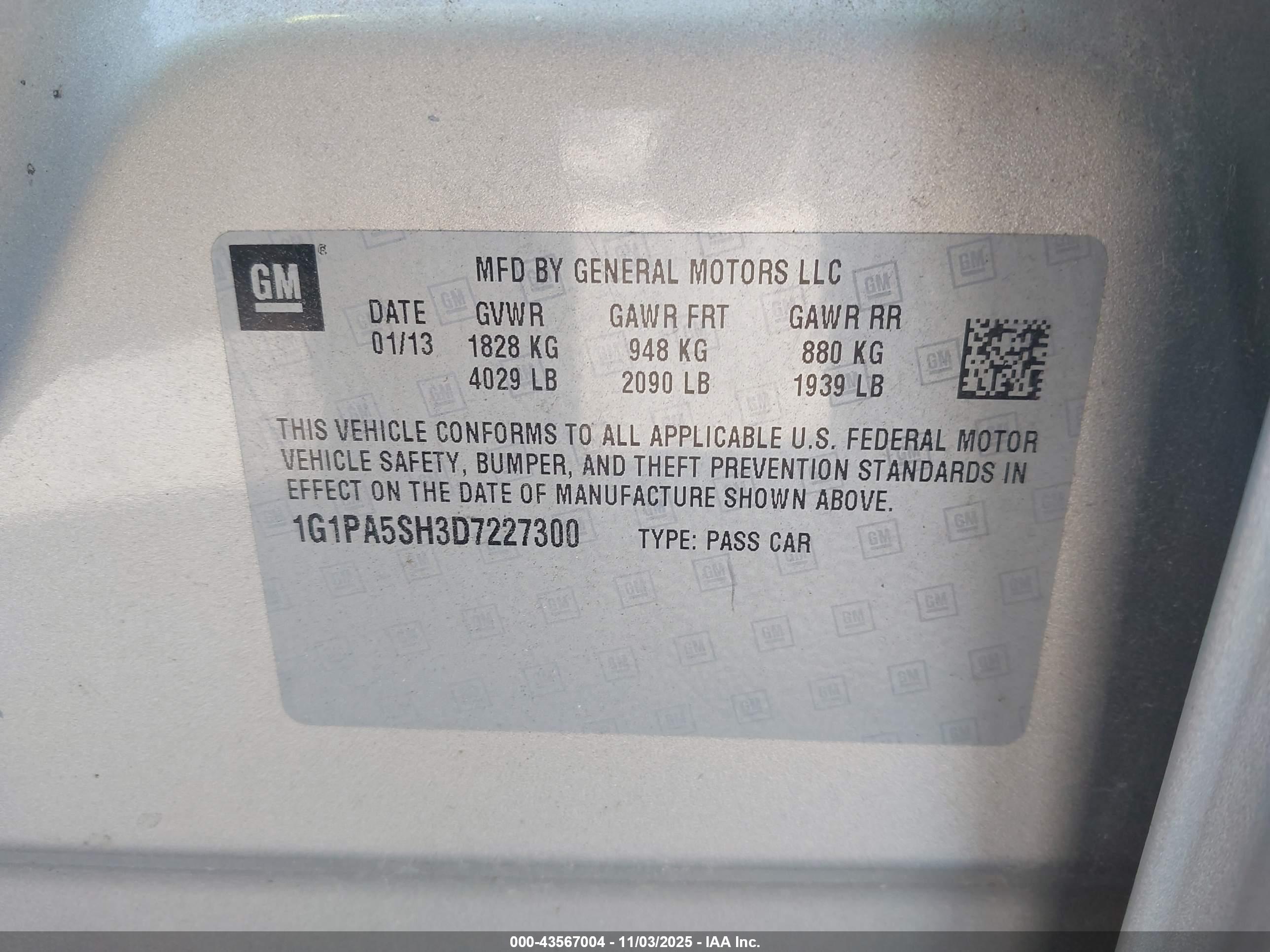 CHEVROLET CRUZE image 9