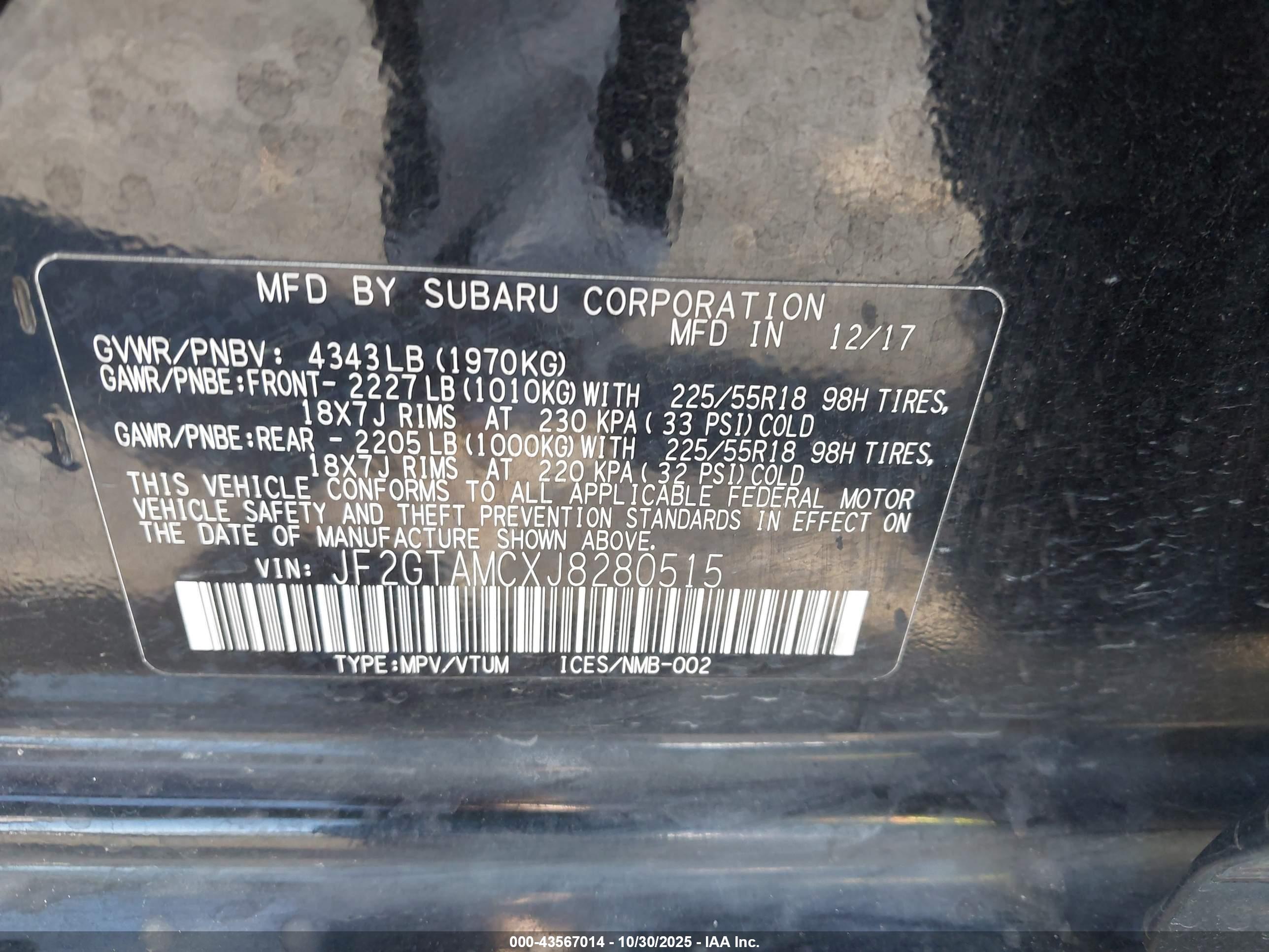 SUBARU CROSSTREK image 9