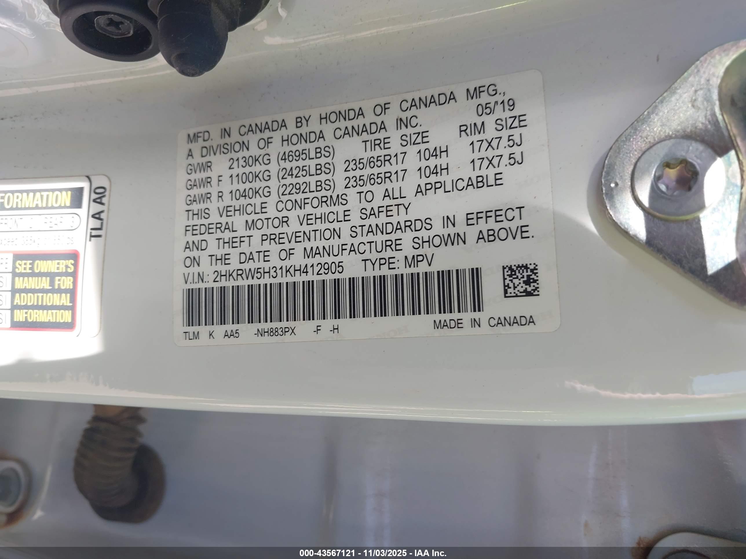 HONDA CR-V image 9