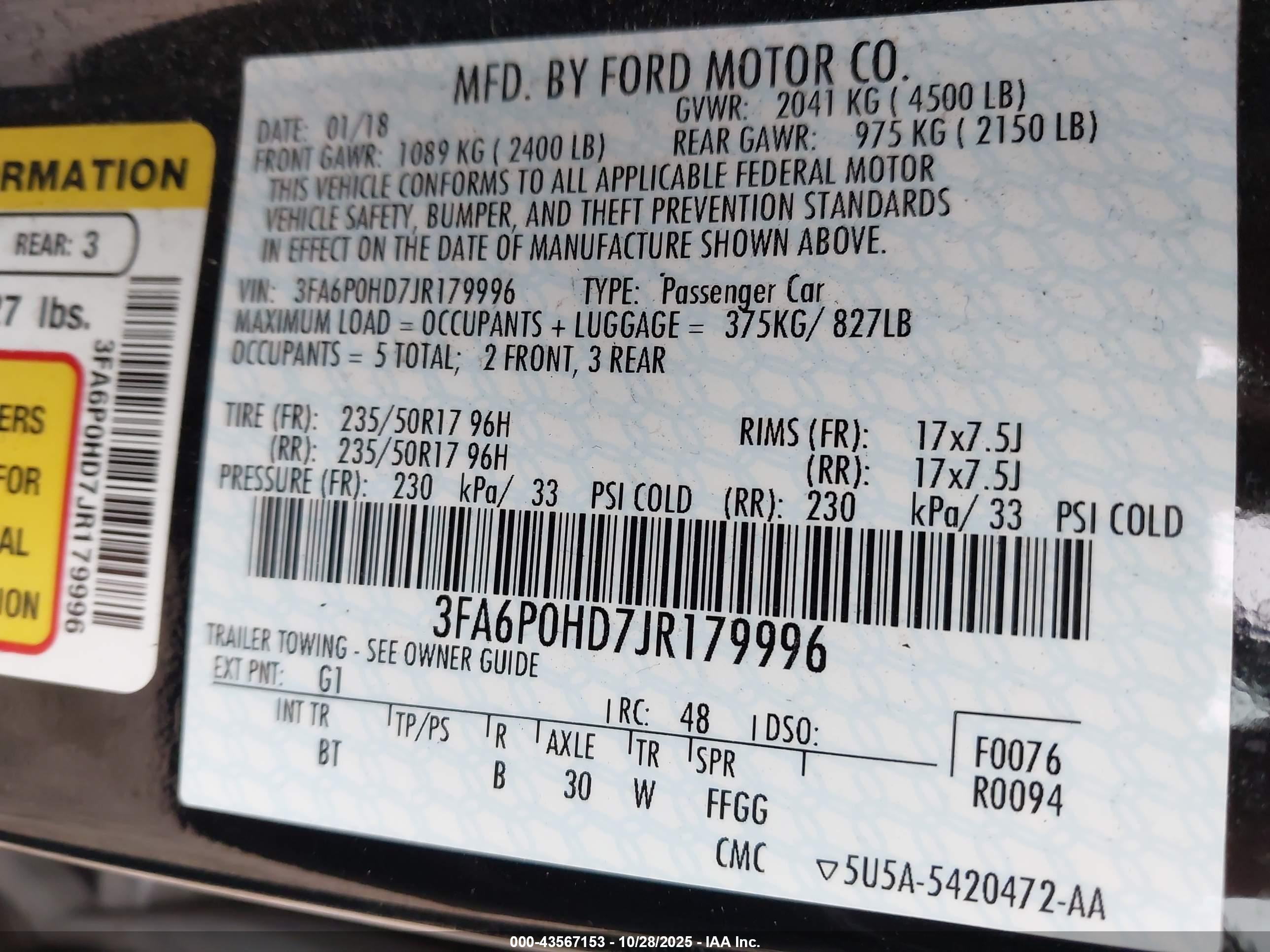FORD FUSION image 9