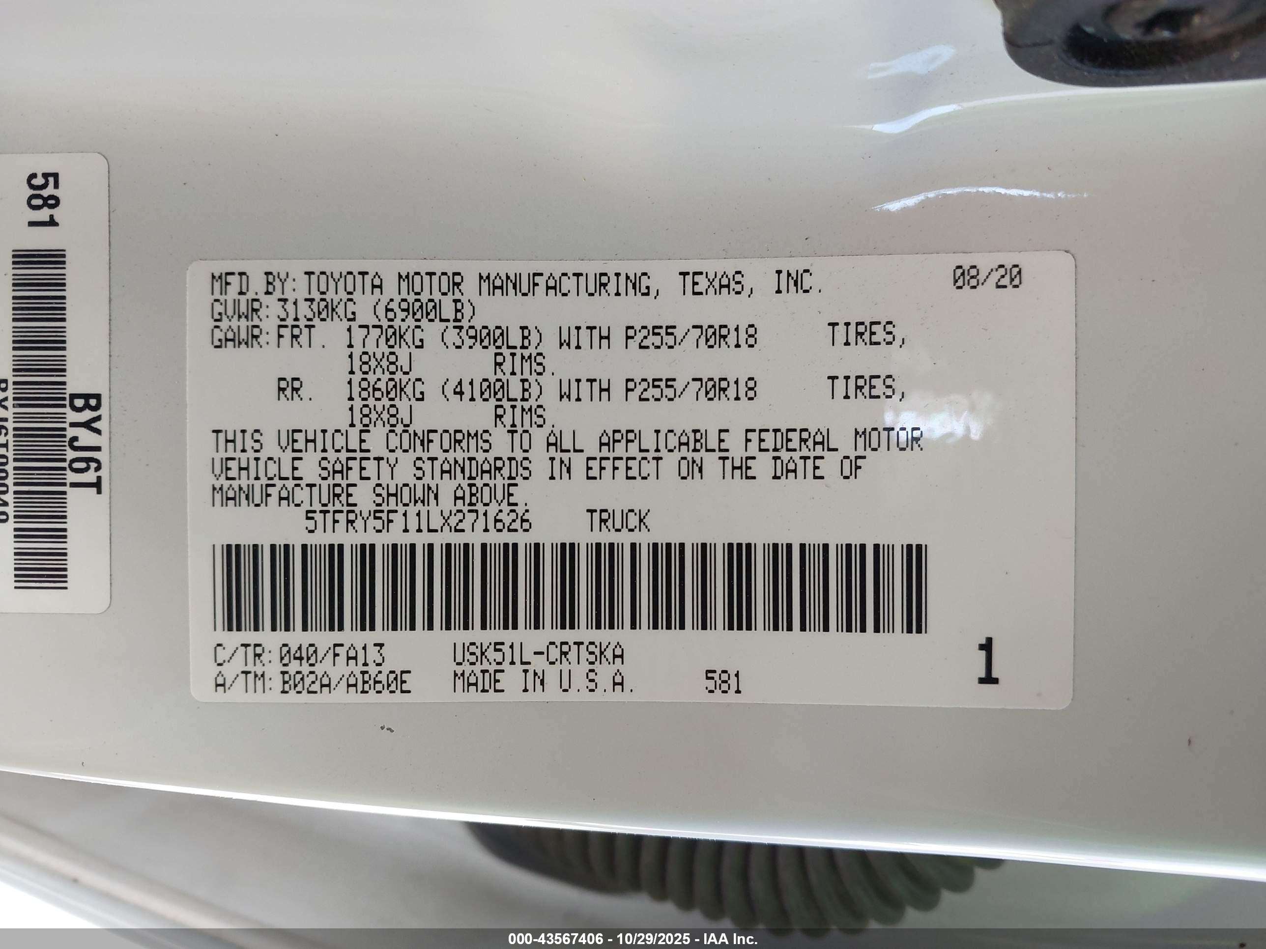 TOYOTA TUNDRA image 9